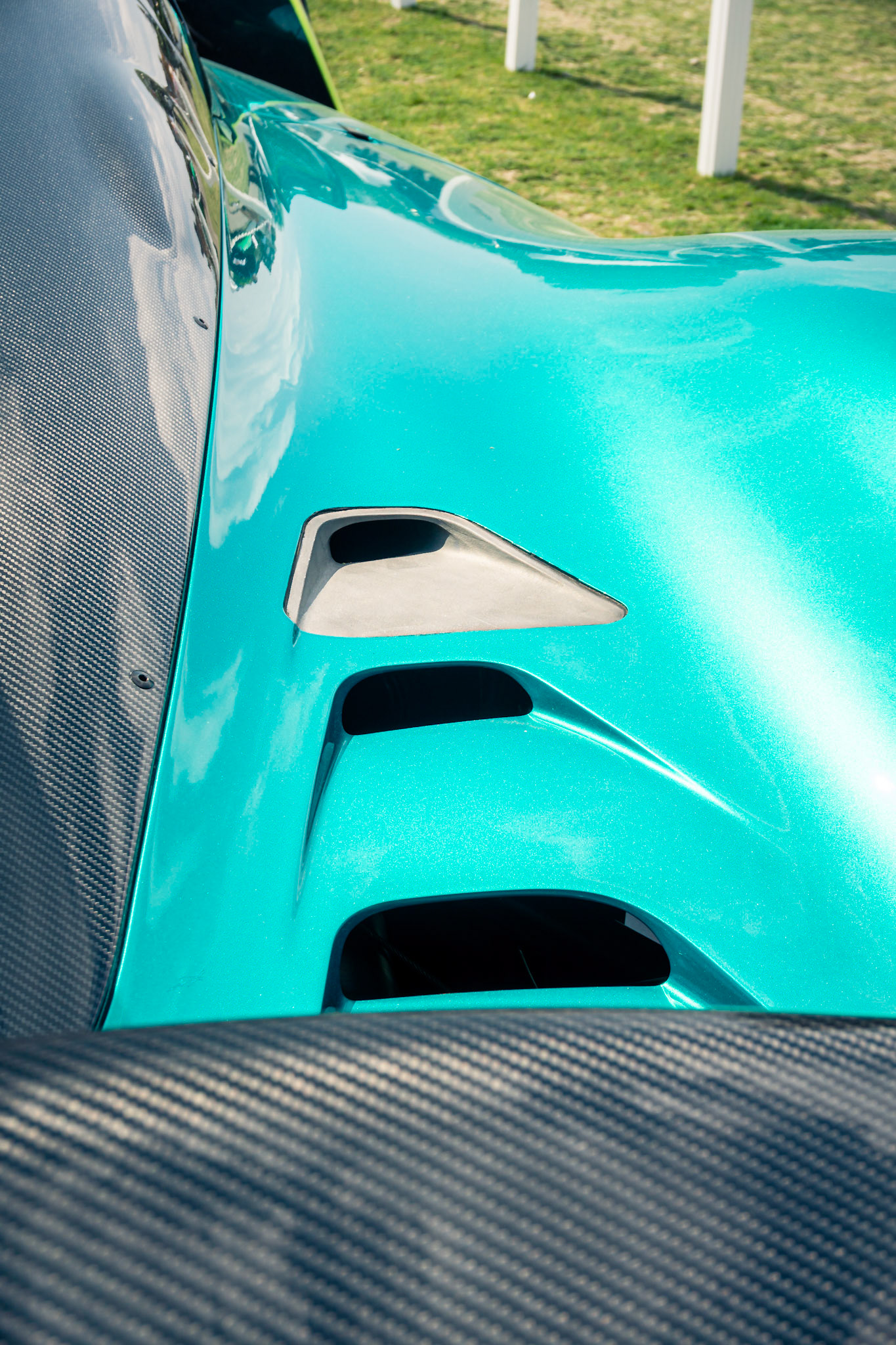Intake vents on the Valkyrie AMR Pro