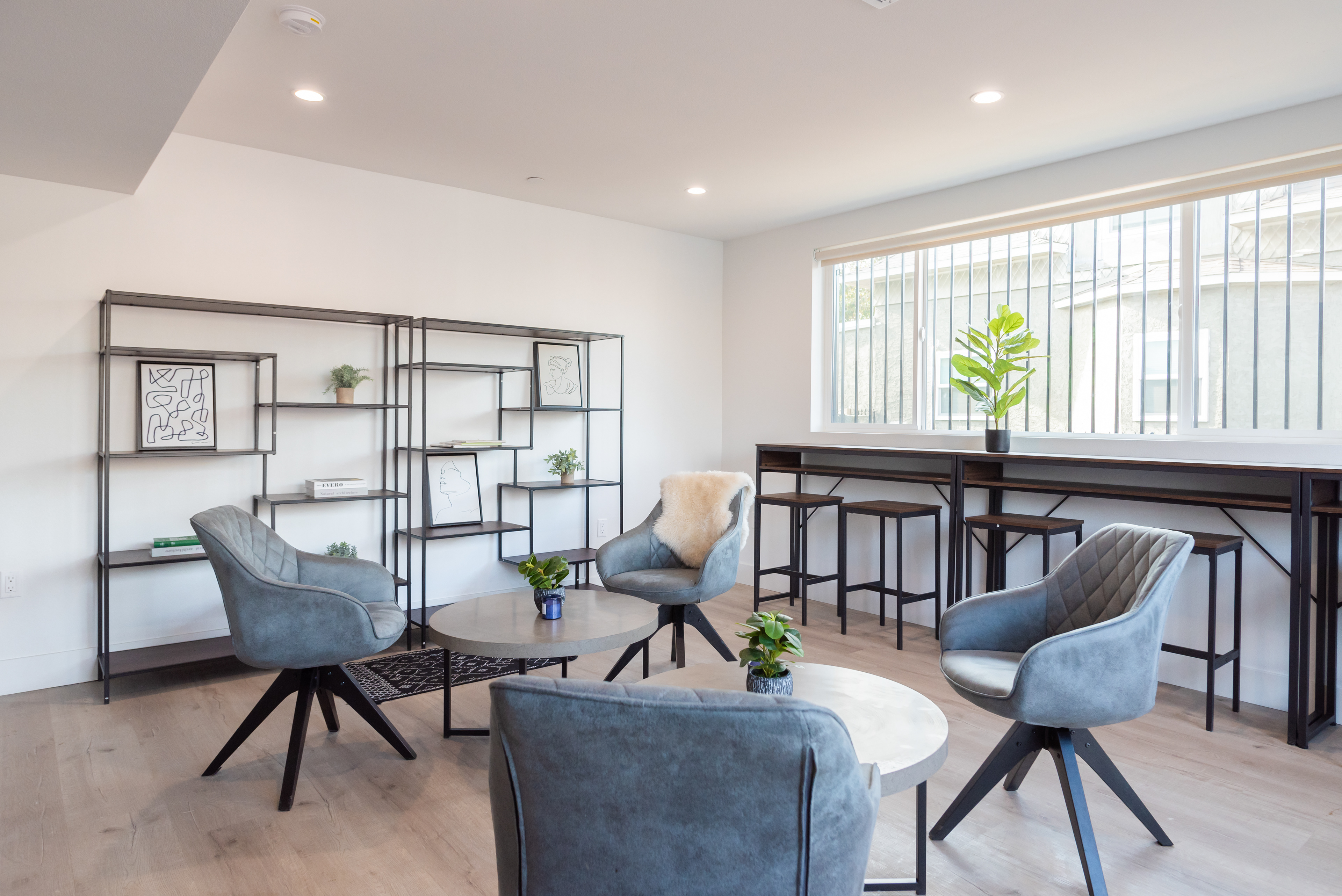 Staging for co-living common area