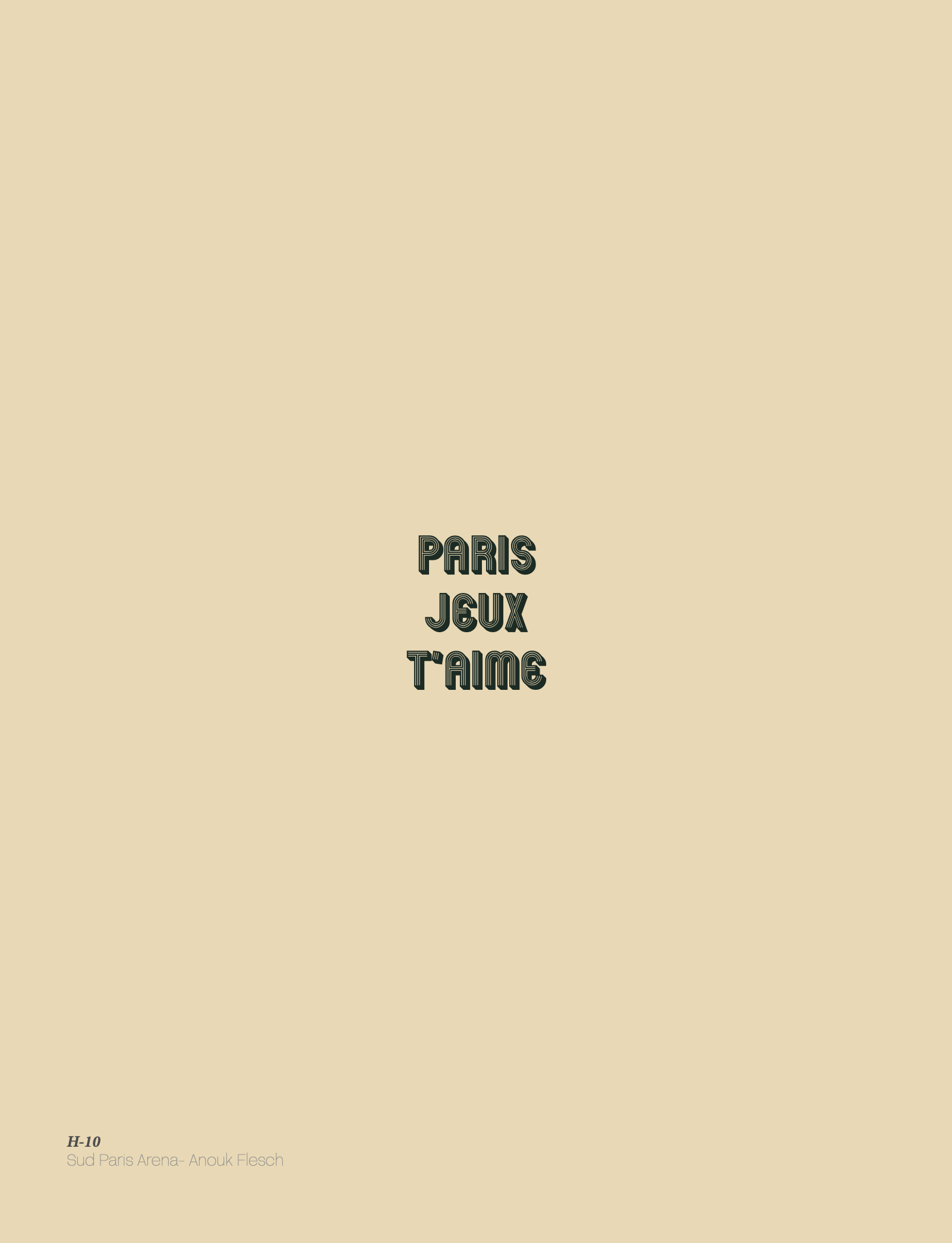Book 'Paris Jeux T'aime'