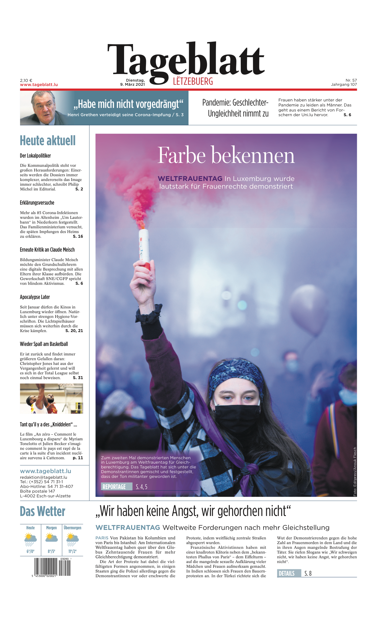 Cover Tageblatt