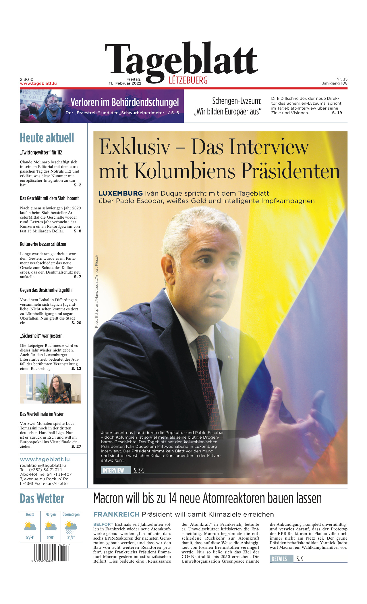 Tageblatt Cover