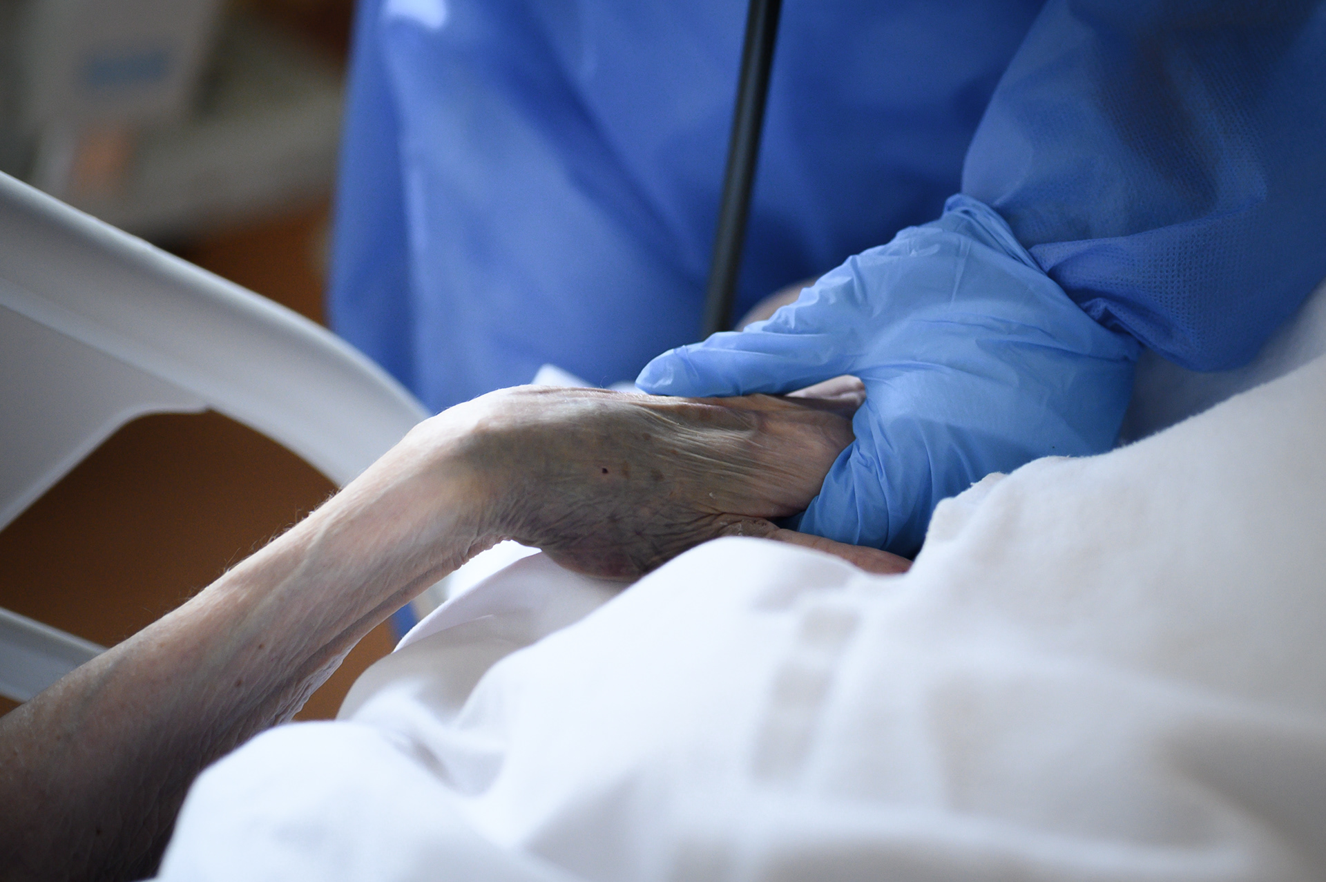Reportage in a hospital during the Covid Pandemic, 2020