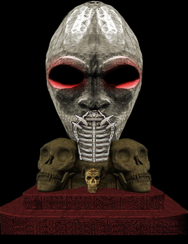 GOD OF DEATH MASK CONCEPT RENDERING