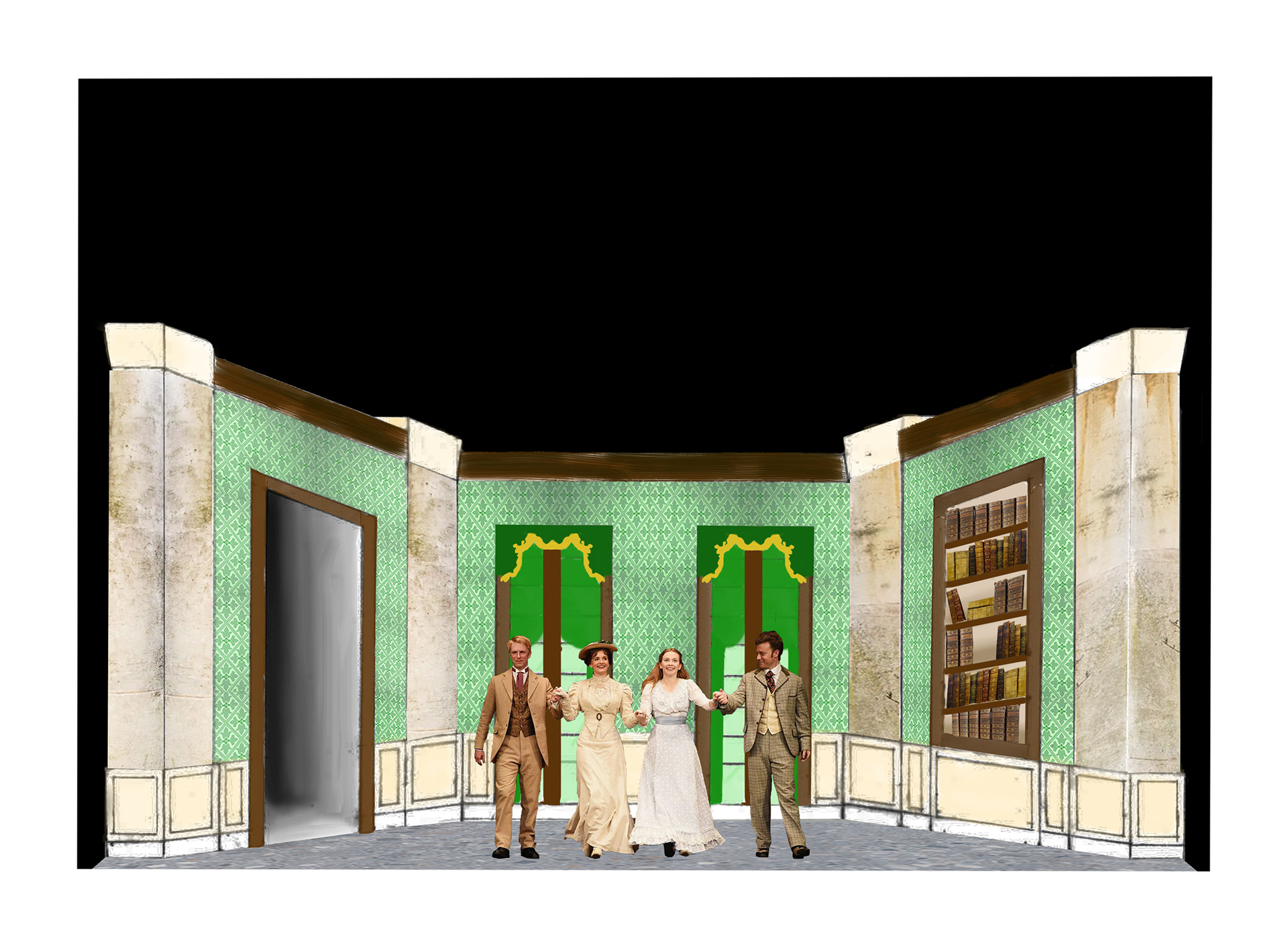 ACT 1 - RENDERING (HAND DRAFTING, PAINT, PHOTOSHOP)