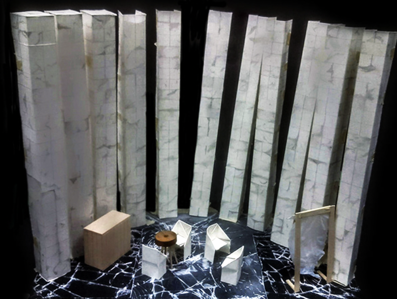 ROUGH WHITE MODEL - 1/2" SCALE
