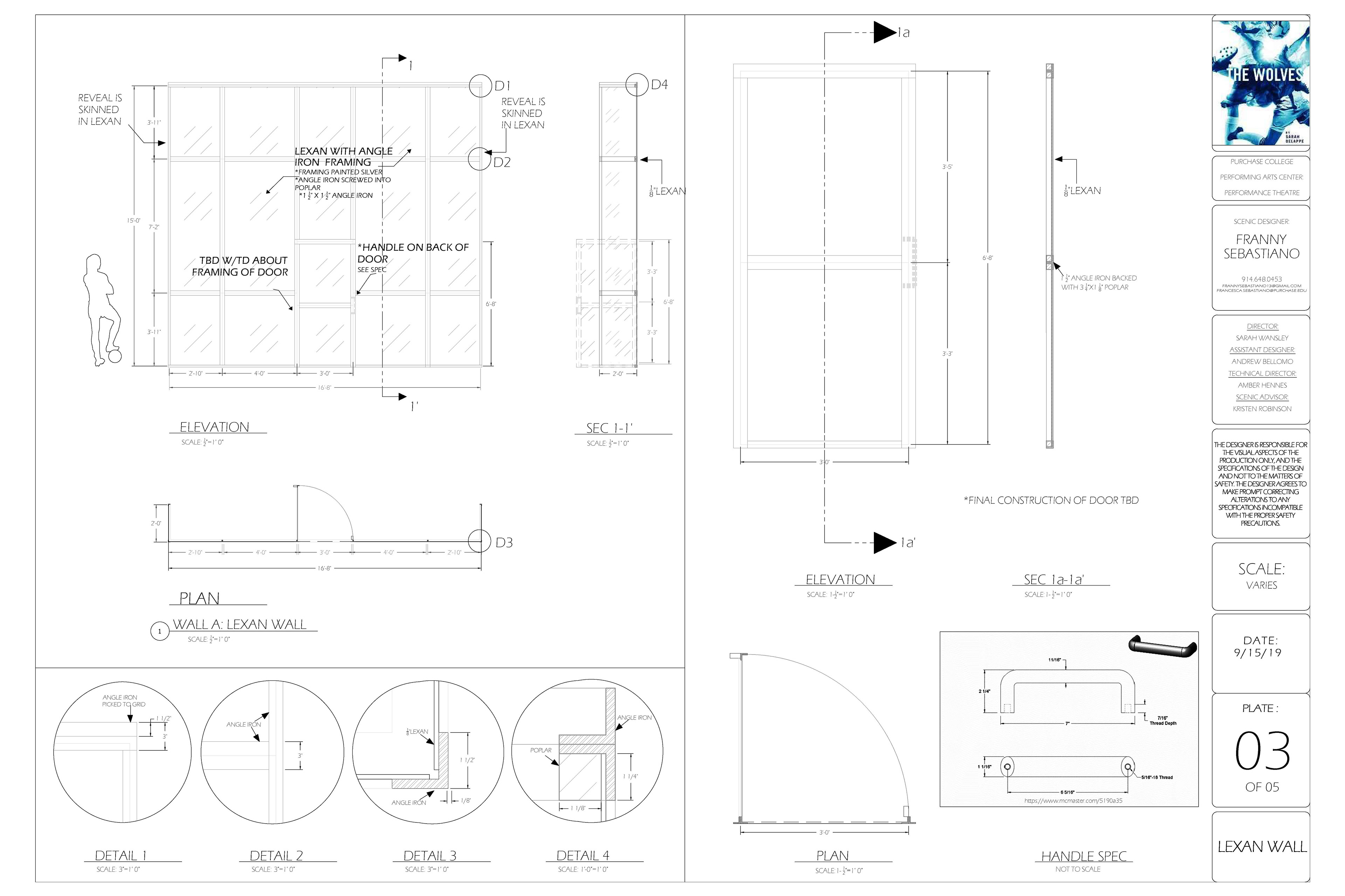 LEXAN WALL ELEVATION
