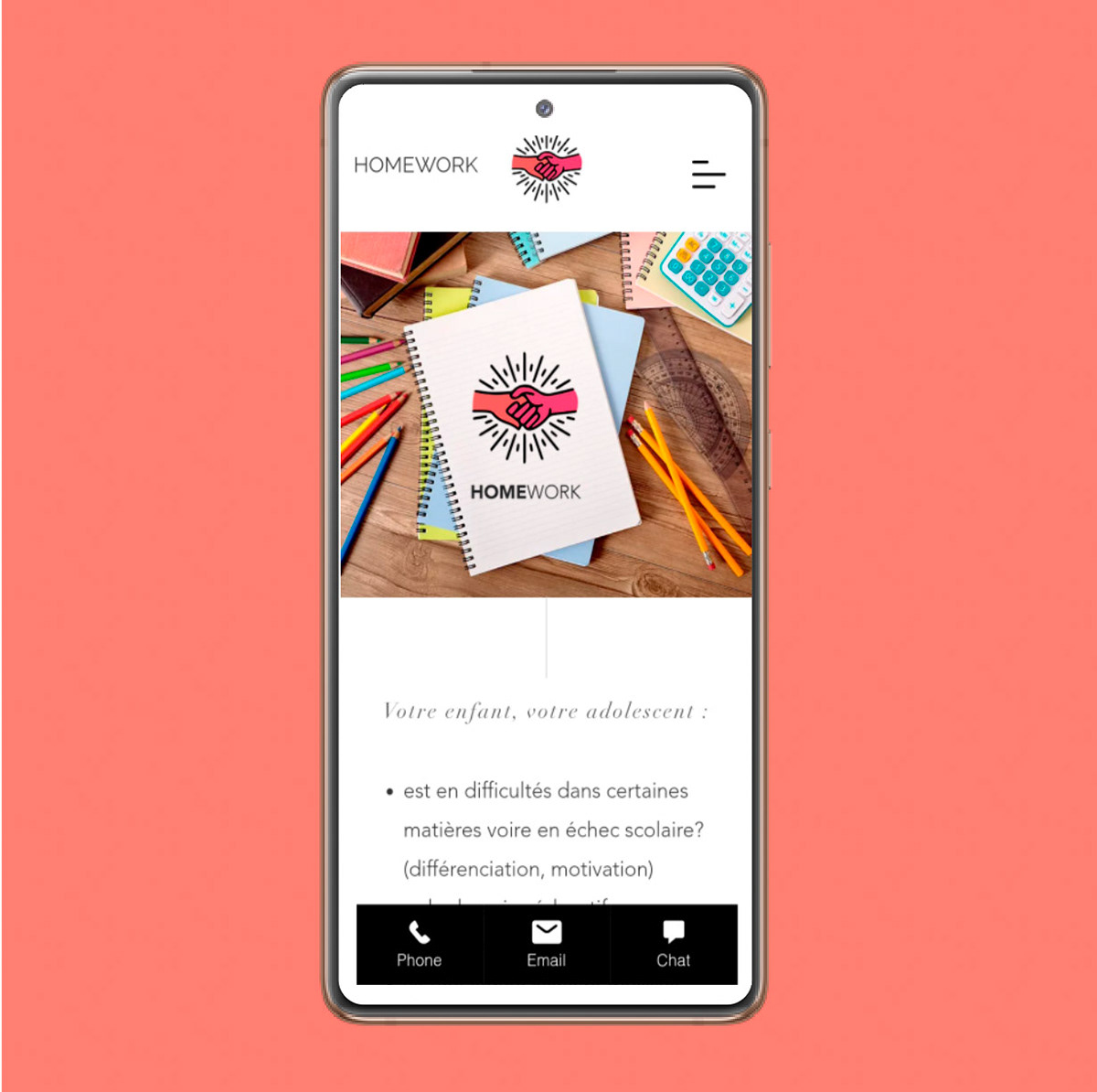 Crea Site HomeWork
