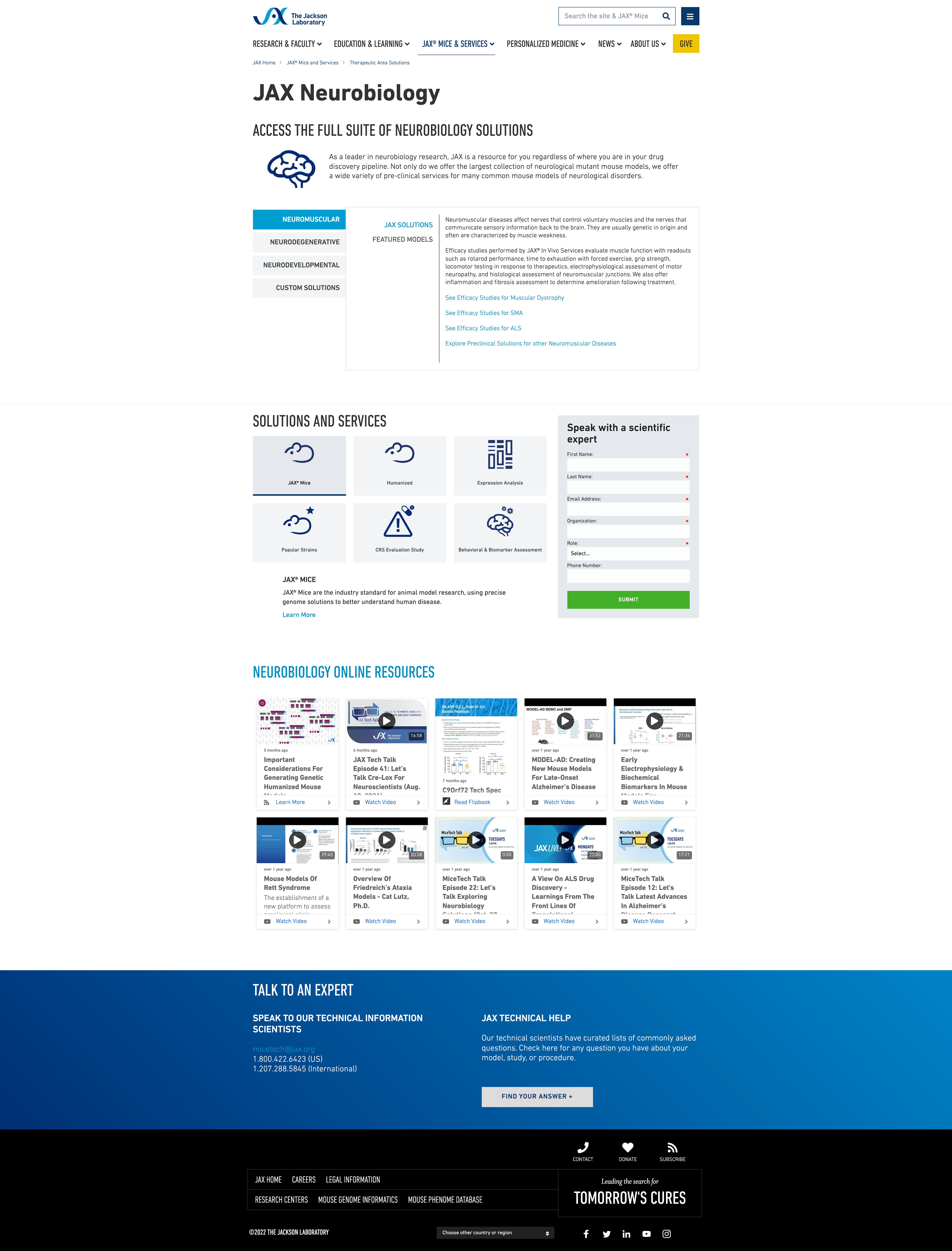 Revised Neurobiology Page