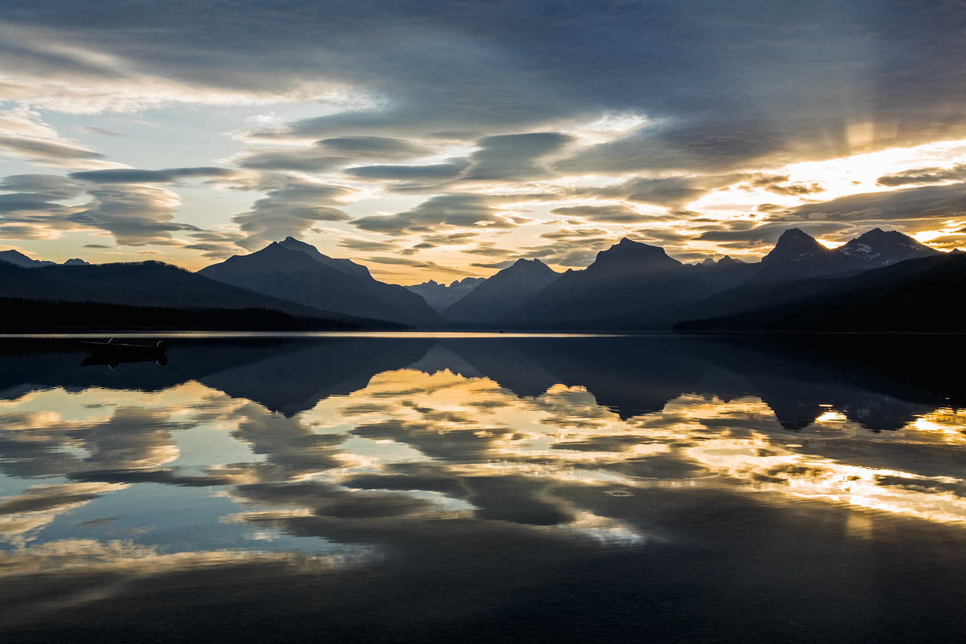 Sunrise Lake McDonald, Glacier National Park