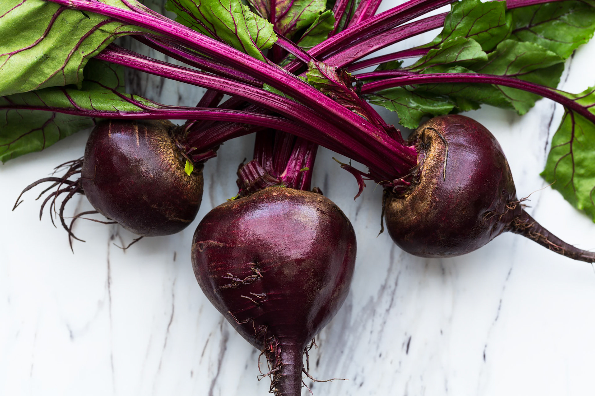 Raw organic beets