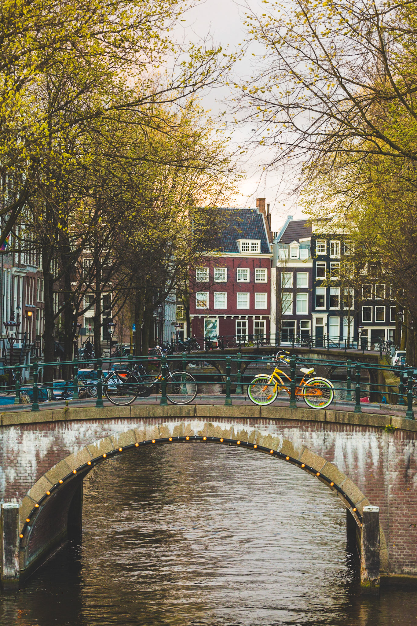 Canal Crossroads At Keizersgracht, Amsterdam, Netherlands