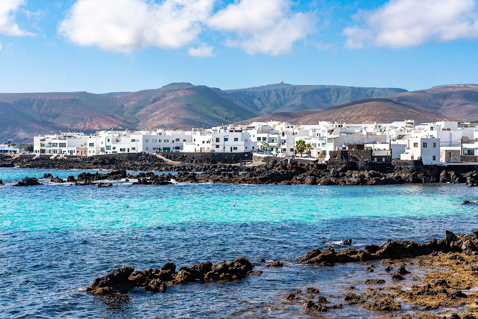 Punta Mujeres, town in Lanzarote north east coast, Canary Islands