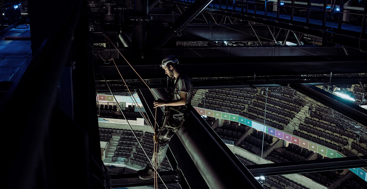 High construction worker
