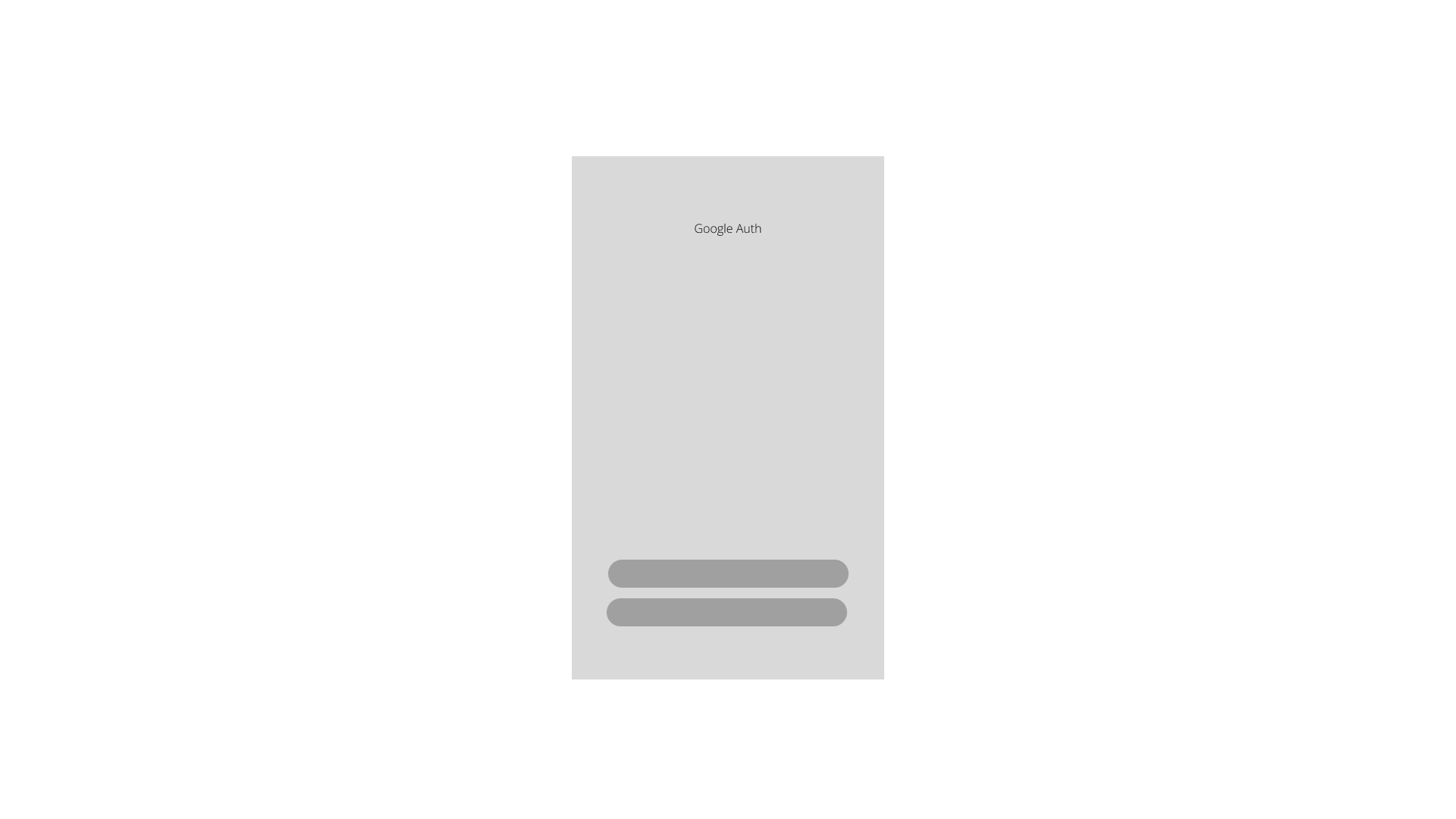 Auth0 (Google authentication page)