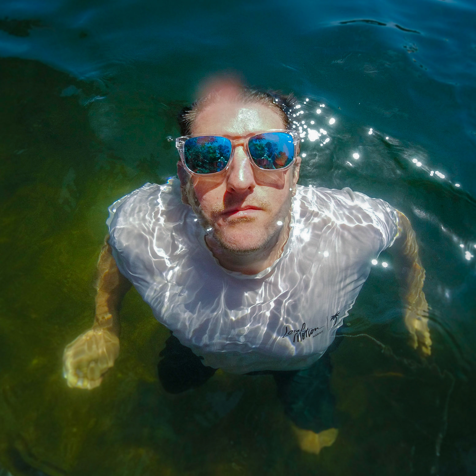 I'm in a lake