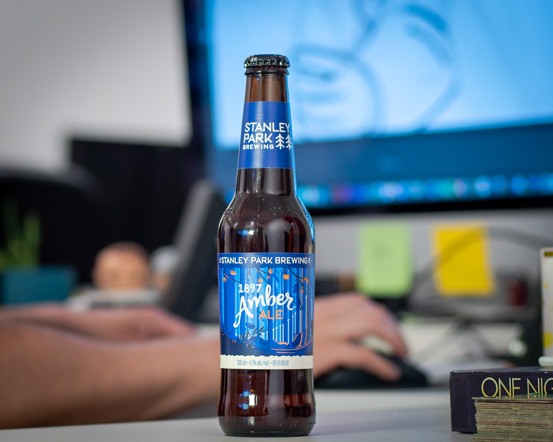 Stanley Park Amber Ale at Work