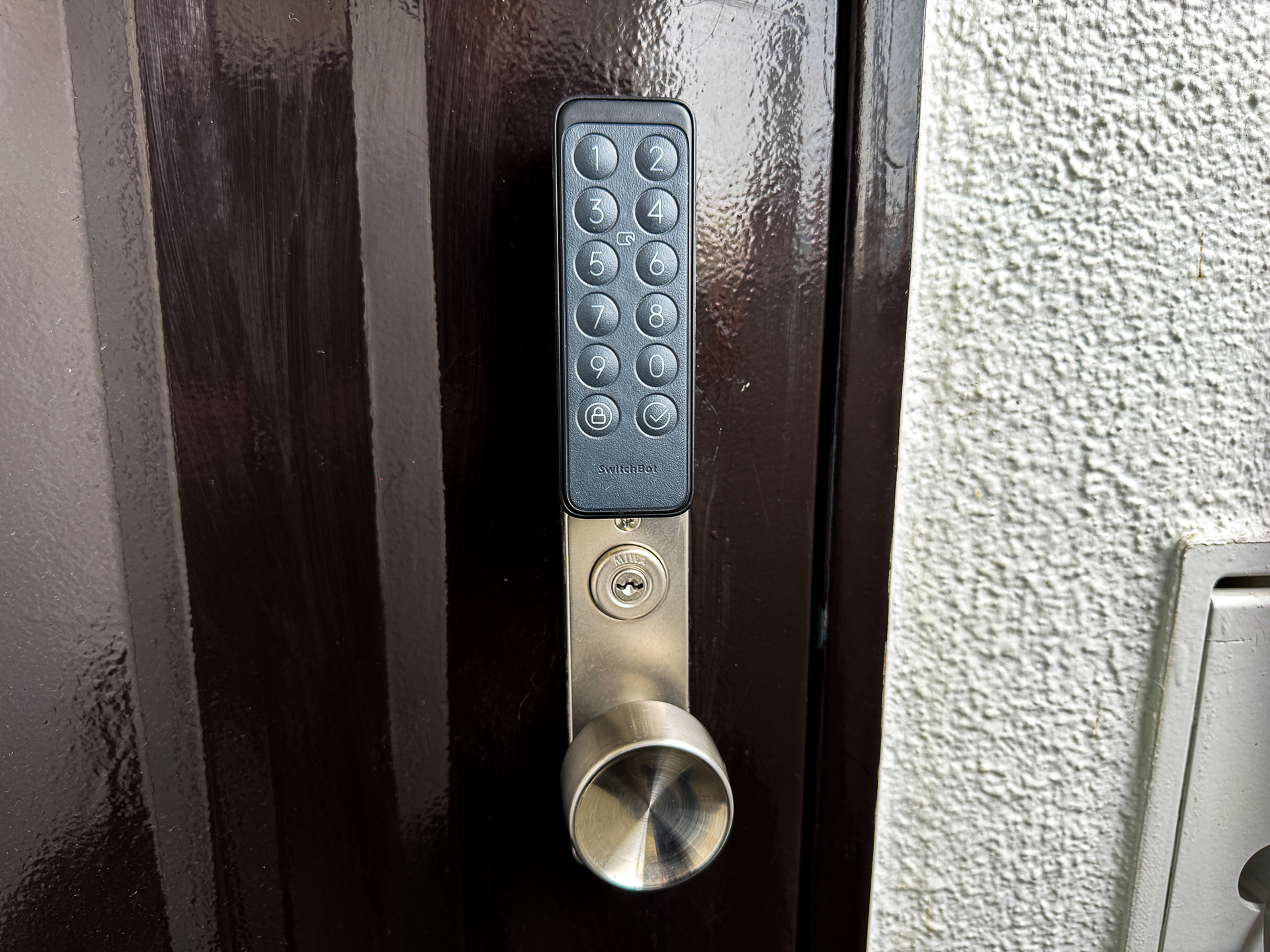 お客様ごとのナンバーで入室