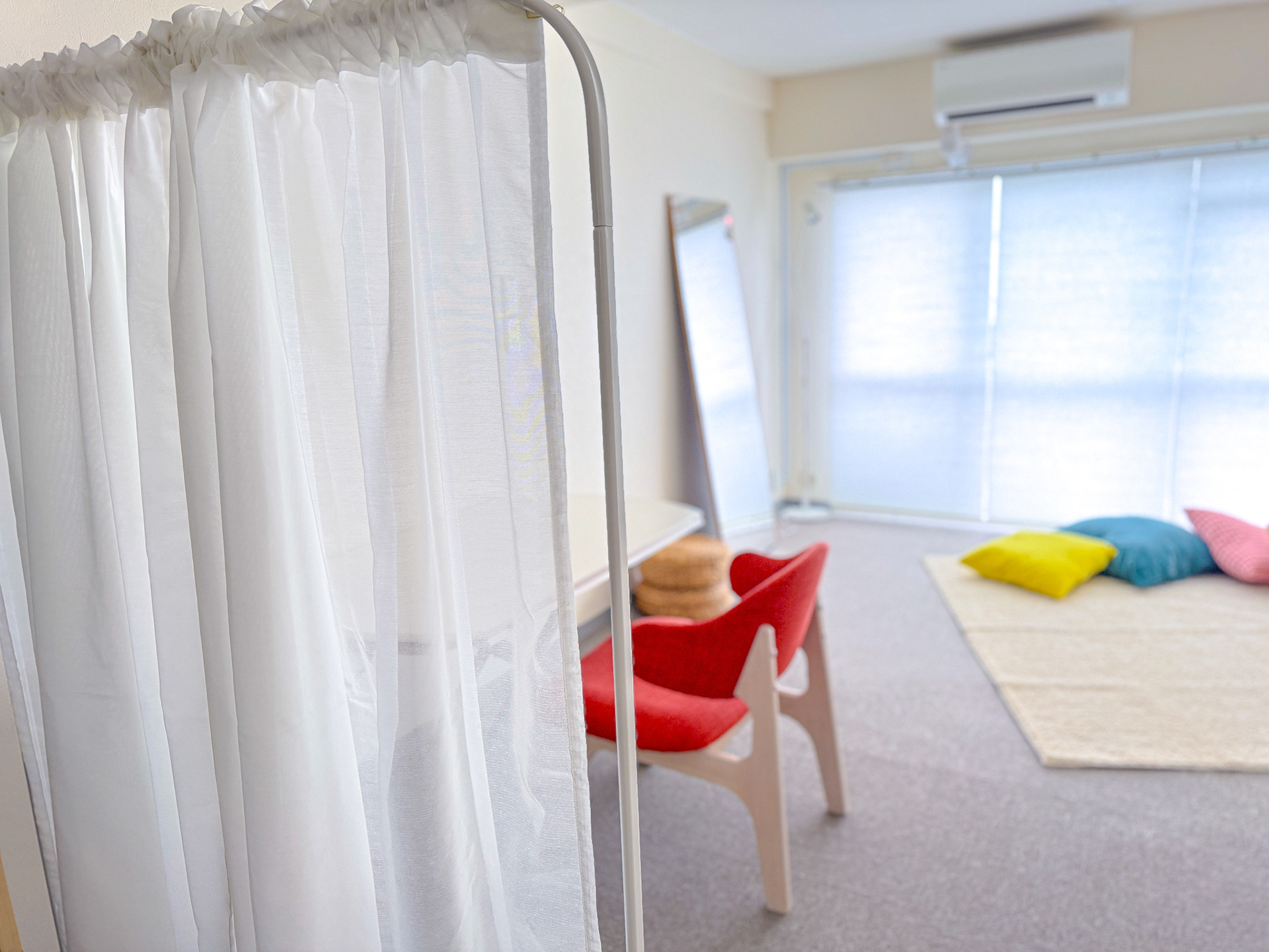 パーティションにして集中OK