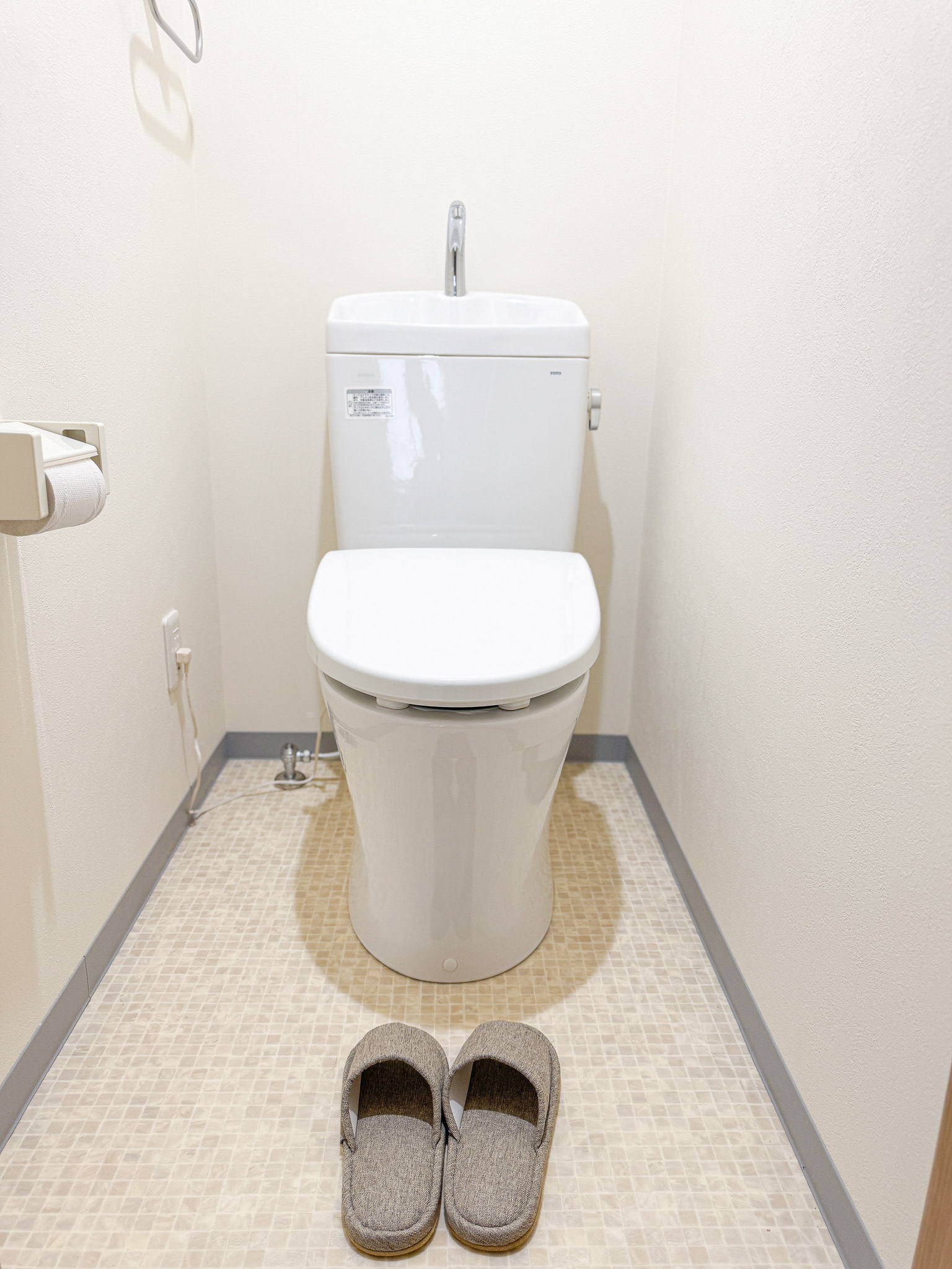 清潔なトイレでお迎えします