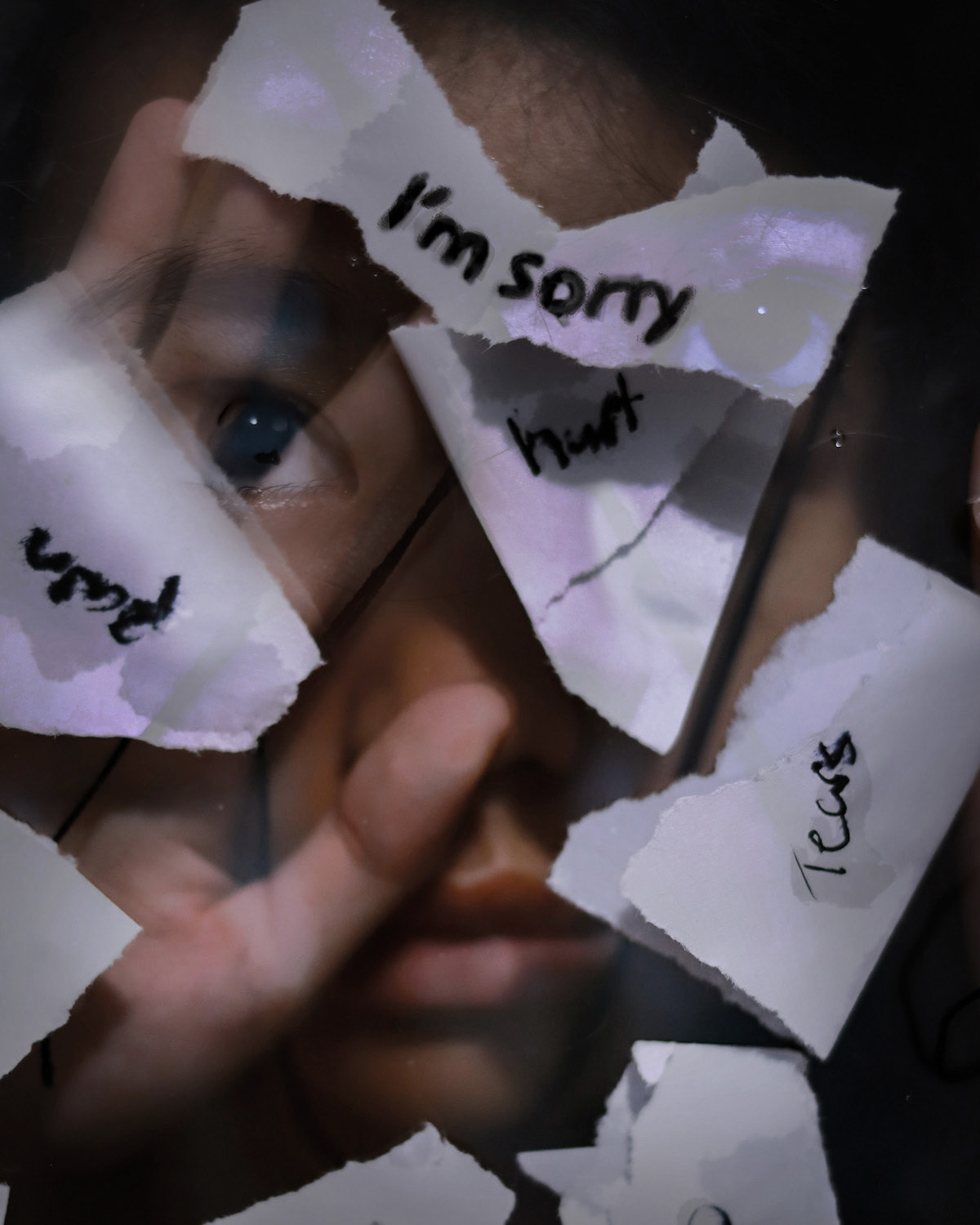 Self portrait "I'm Sorry"