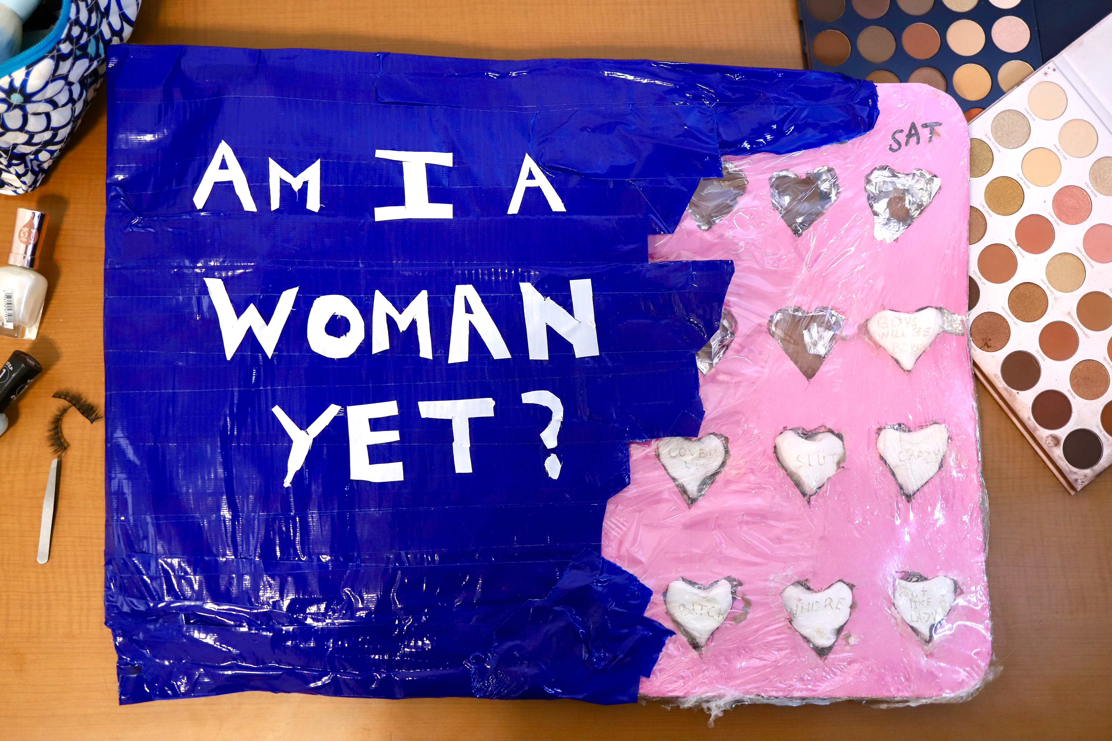 "Am I A Woman Yet?" Sculpture