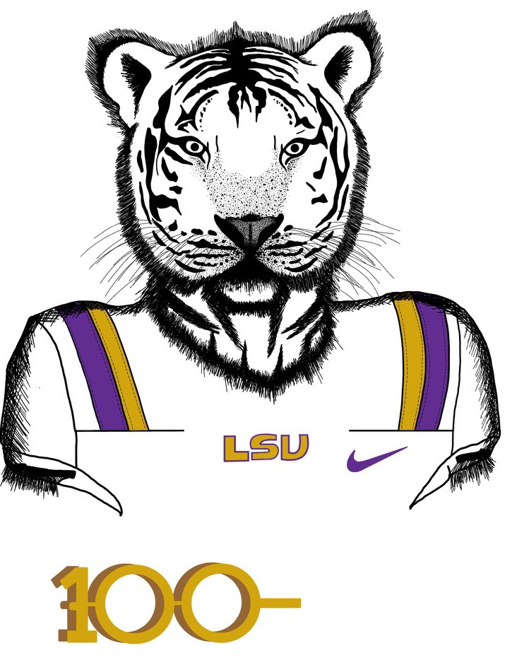 Concept art created by Tatum for the 100 Year Anniversary of Tiger Stadium