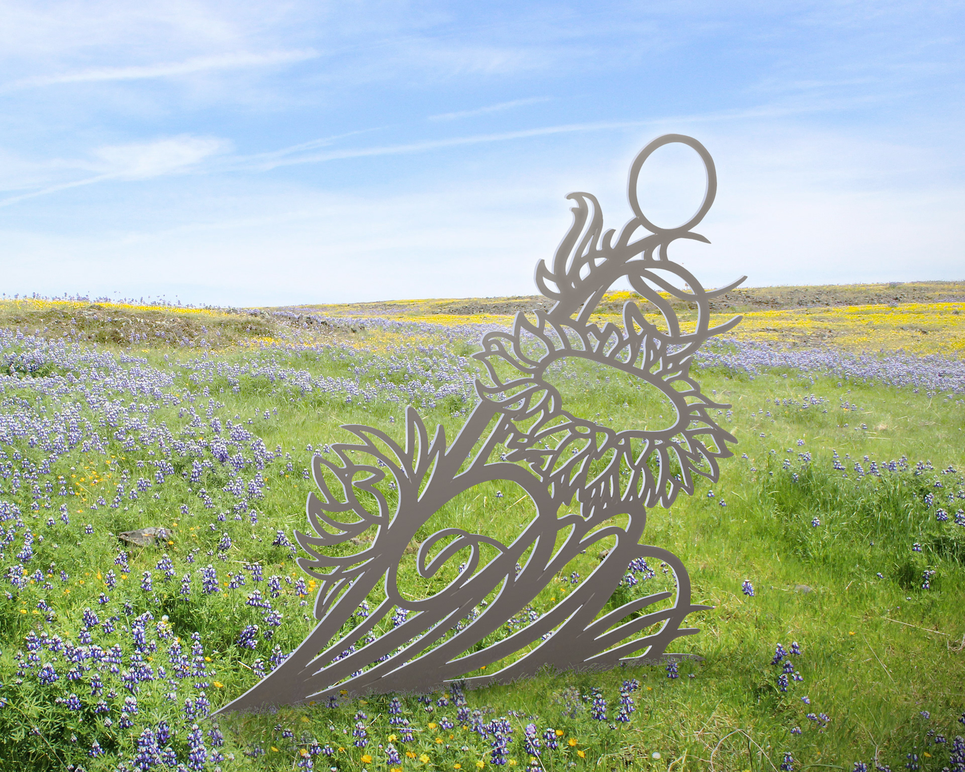 Umbra Transit Lux Manet - Sculpture (Oeno Sculpture Garden) Upcoming