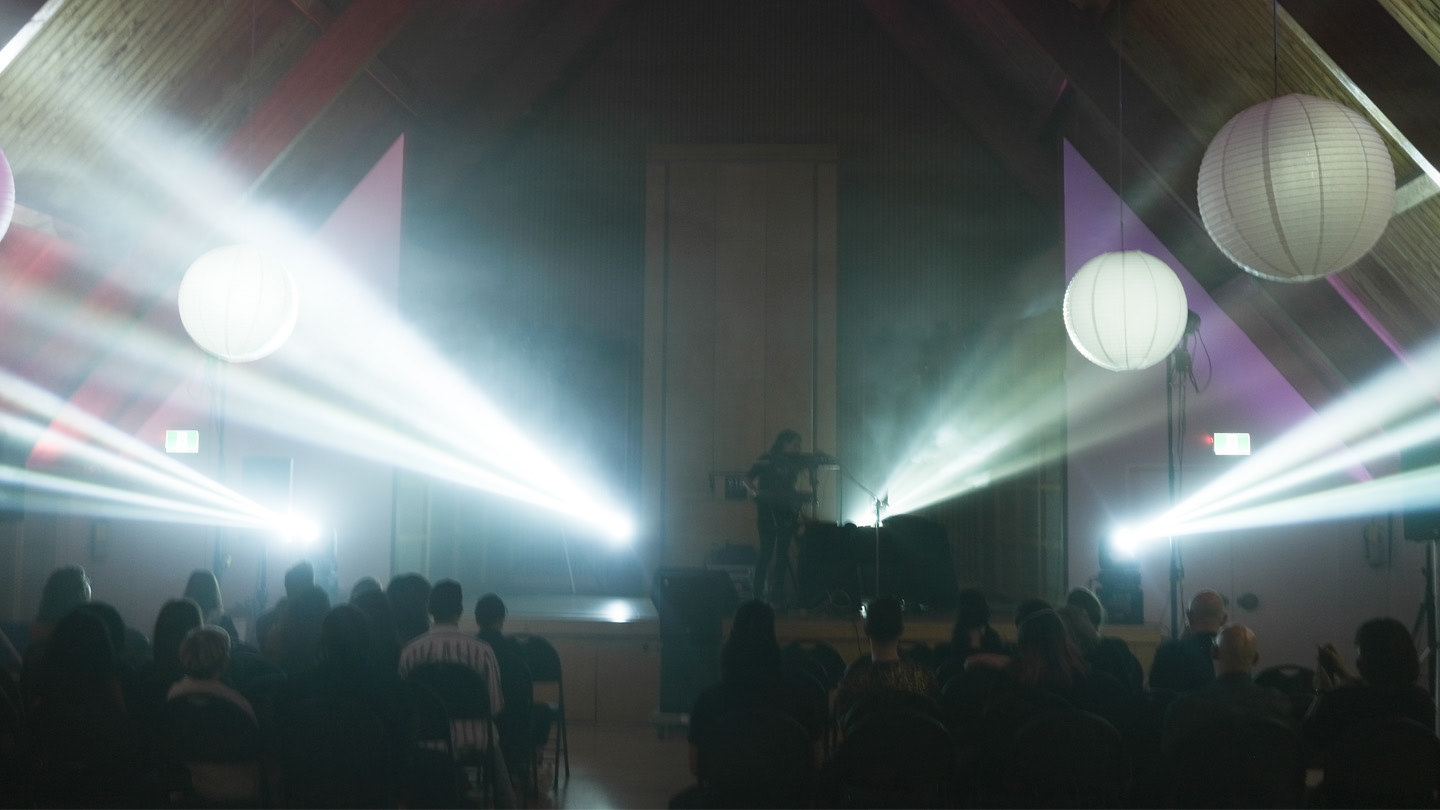 SONETLX - Audio Visual Concert for Sound, Light and Synthesis at The Music Gallery Toronto