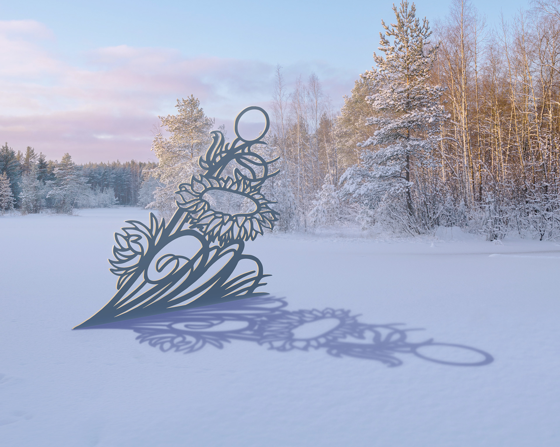 Umbra Transit Lux Manet- Artist- Oeno Sculpture Garden (Artistic Rendering 2023)