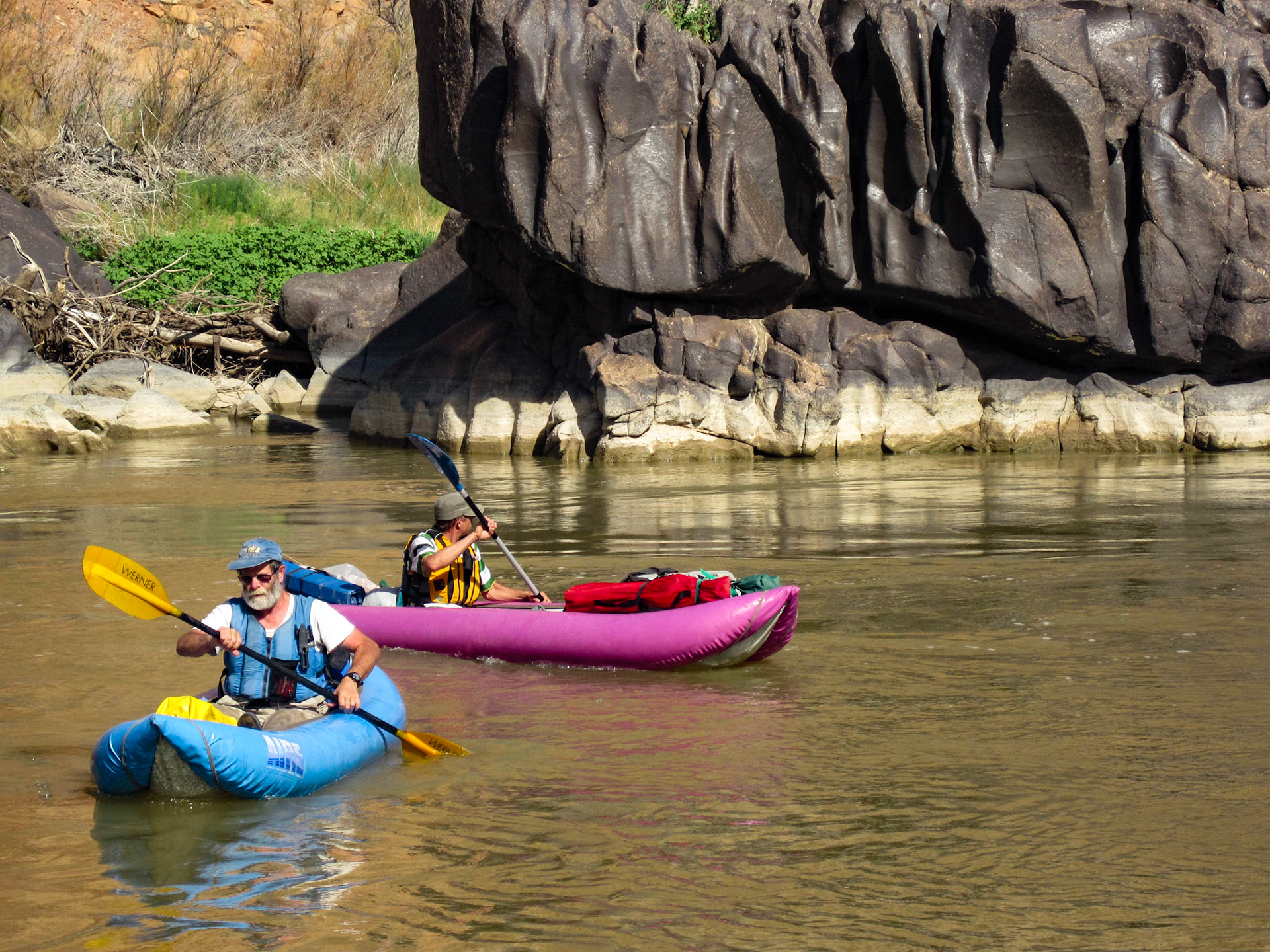 Paul and Mike in Black Rocks