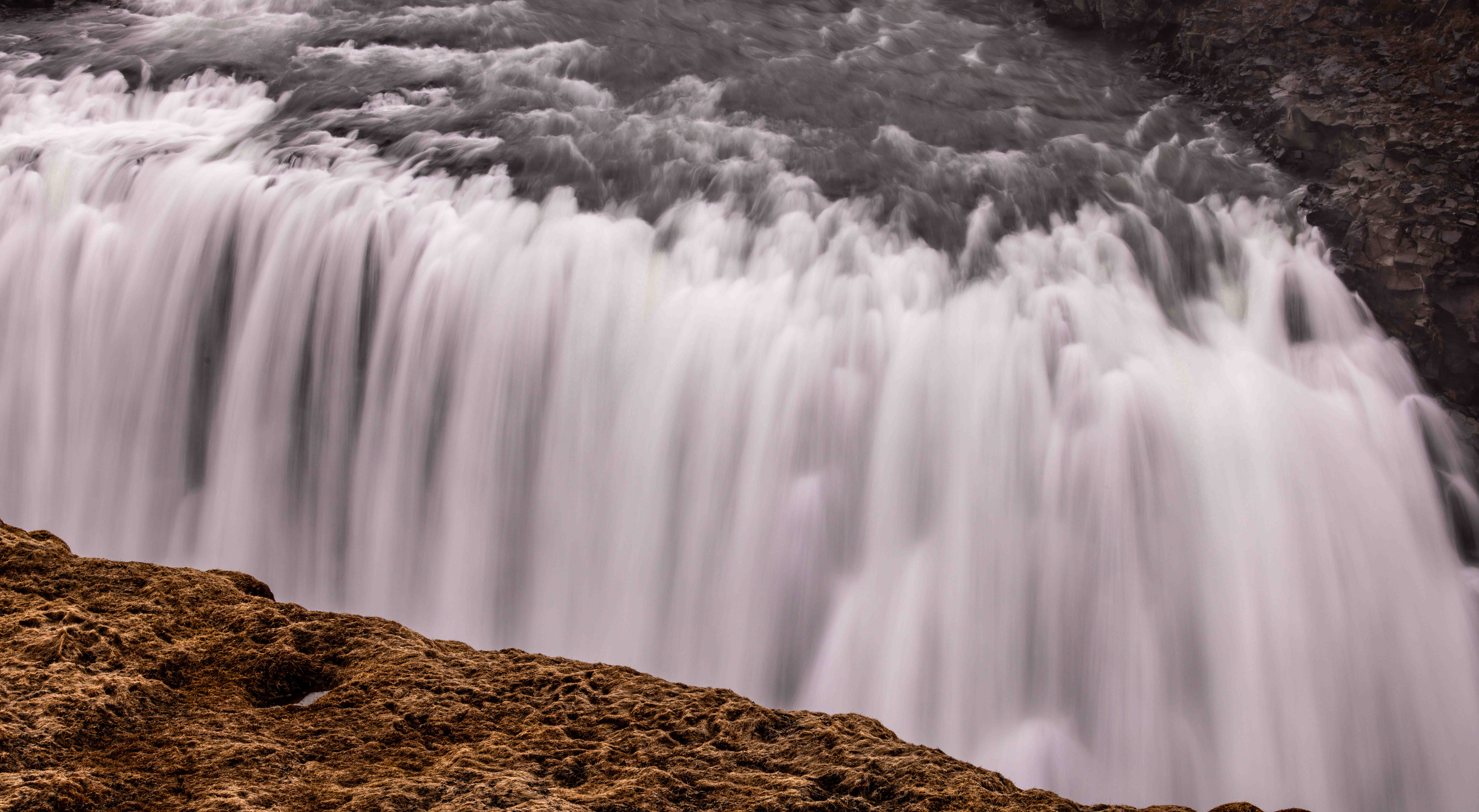 On our first day we visited Gulfoss waterfall.