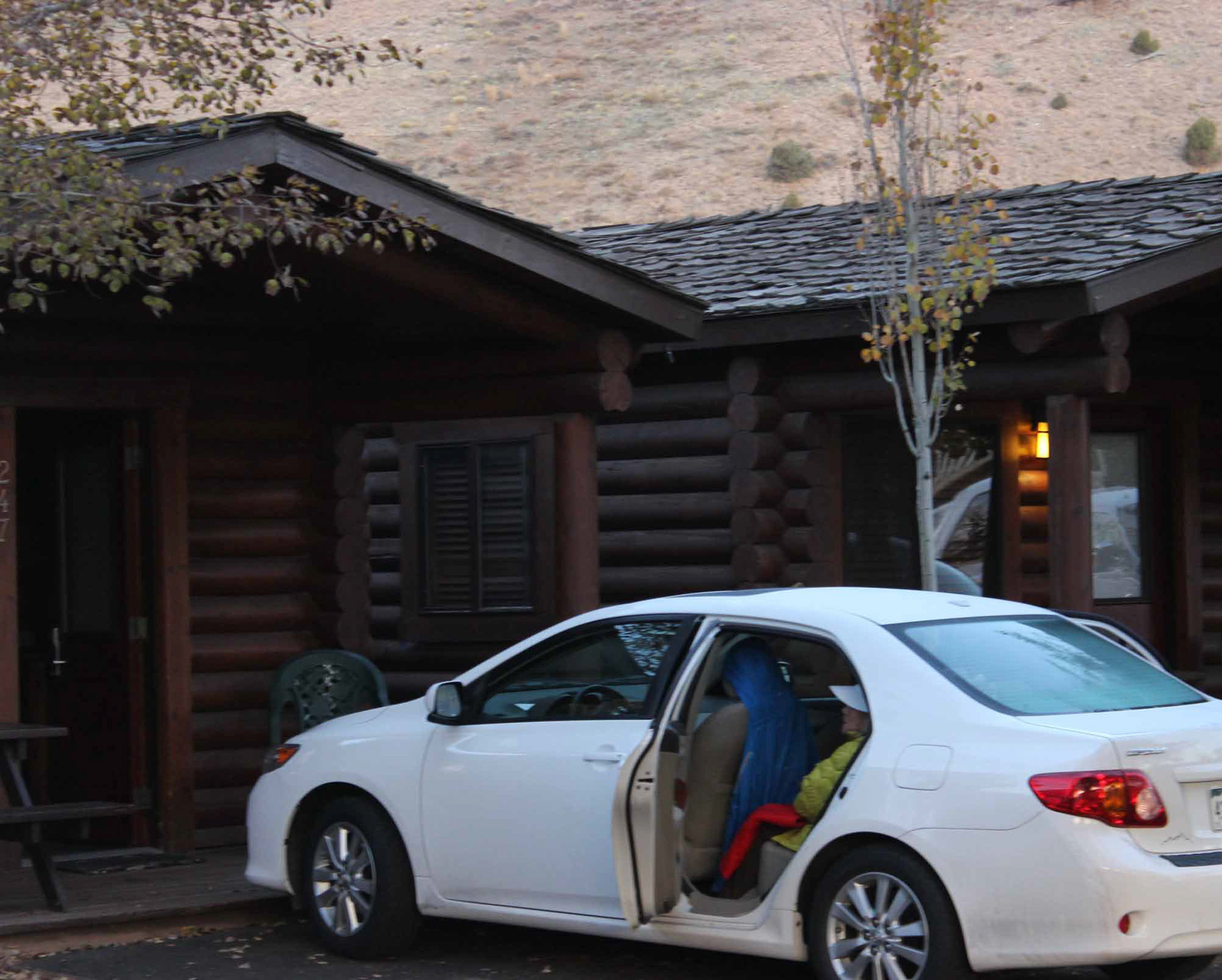 Our cabin at Jackson, Wyoming