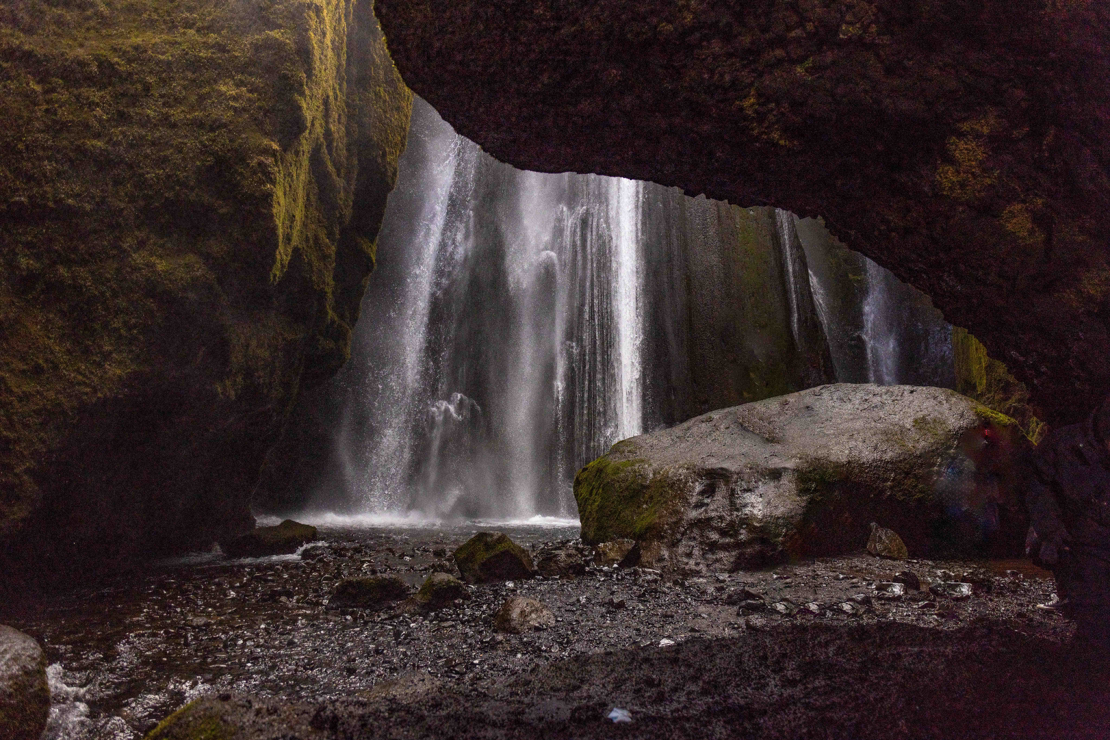 Gljúfrabúi waterfall