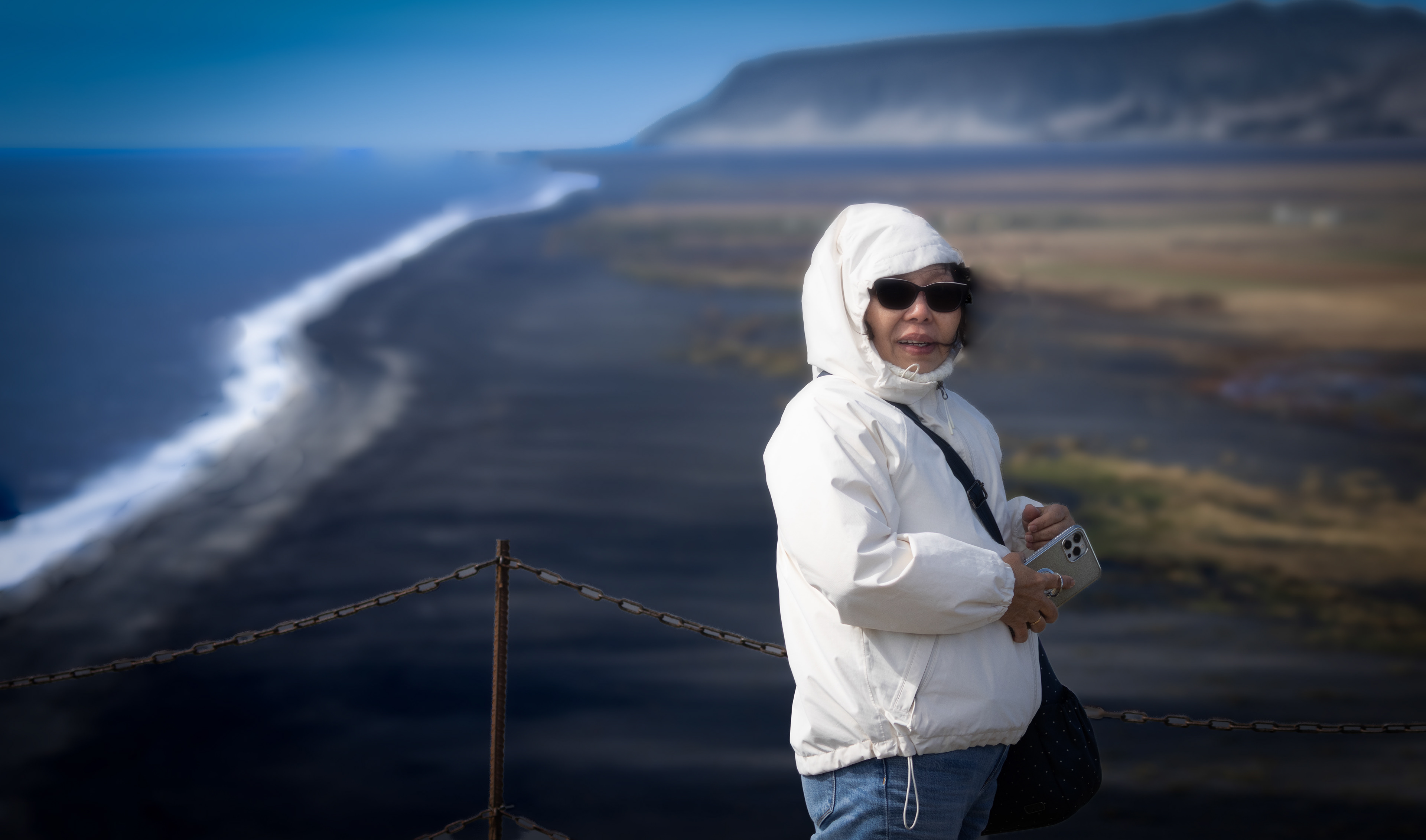 The view from Dyrhólaey Lighthouse was breathtaking.