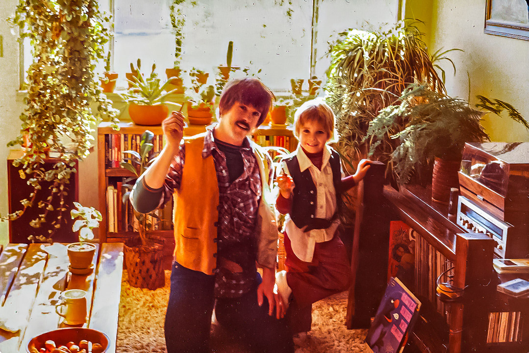 Janitors with keys, Longmont, Colorado 1982