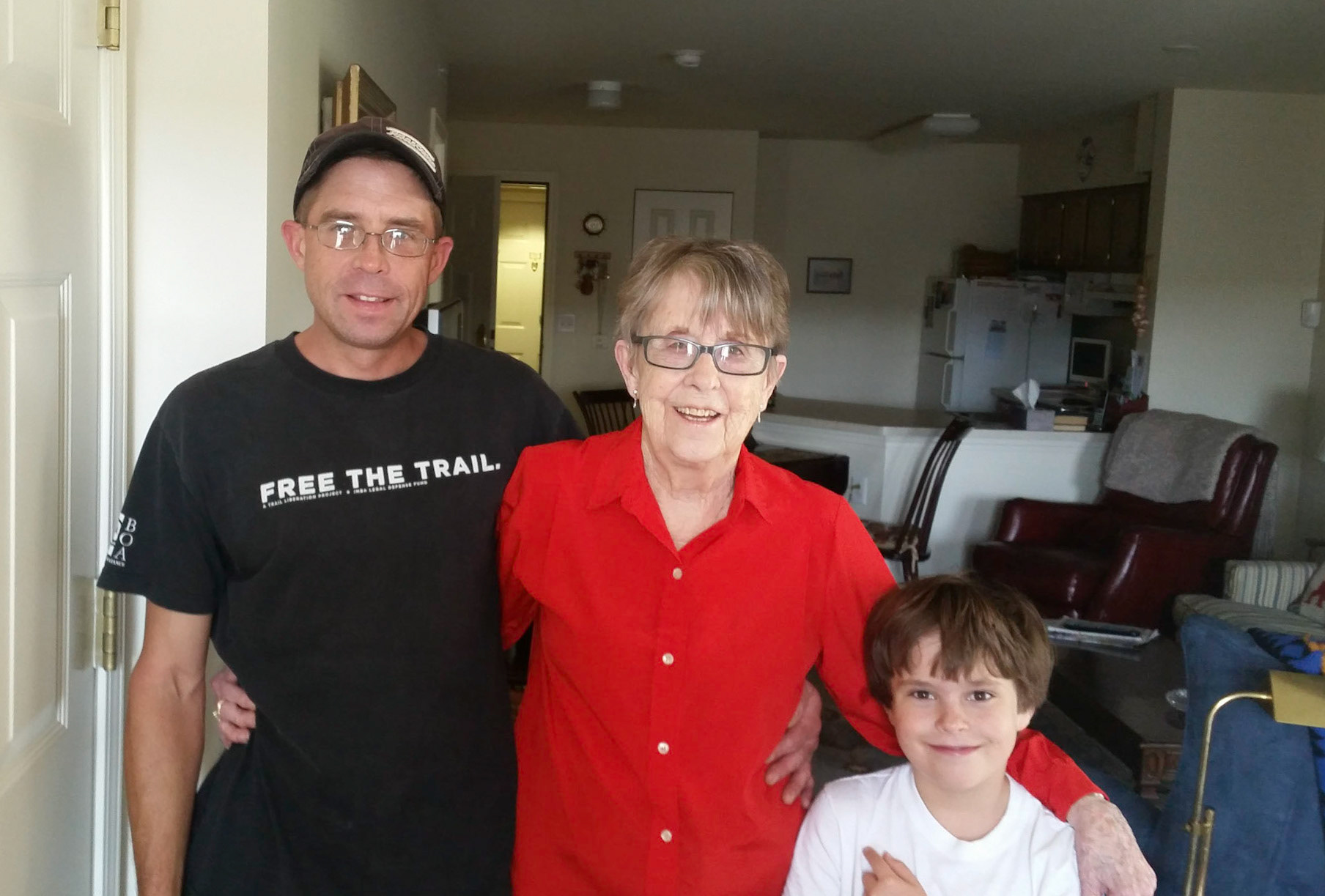 Nana said, "I miss Mike", the last time I saw her.