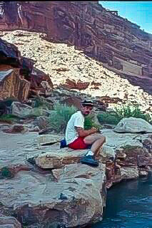 At the confluence of Grand Gulch and the San Juan River
