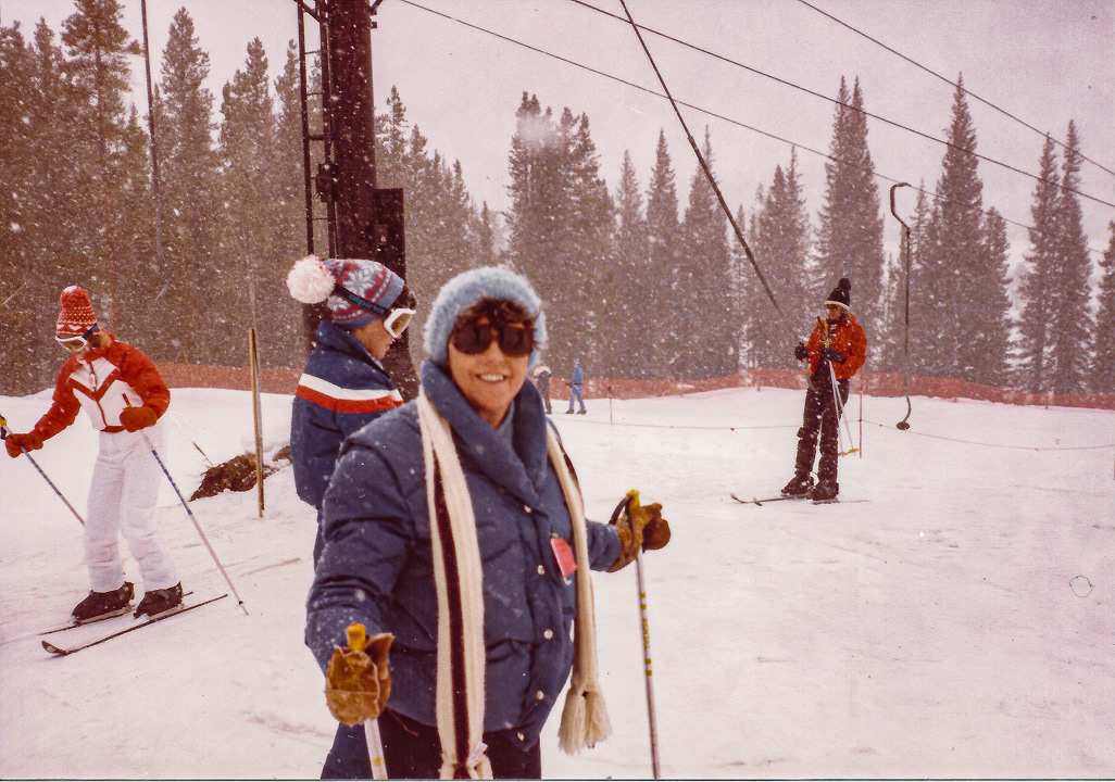 Nana at Keystone in February of 82