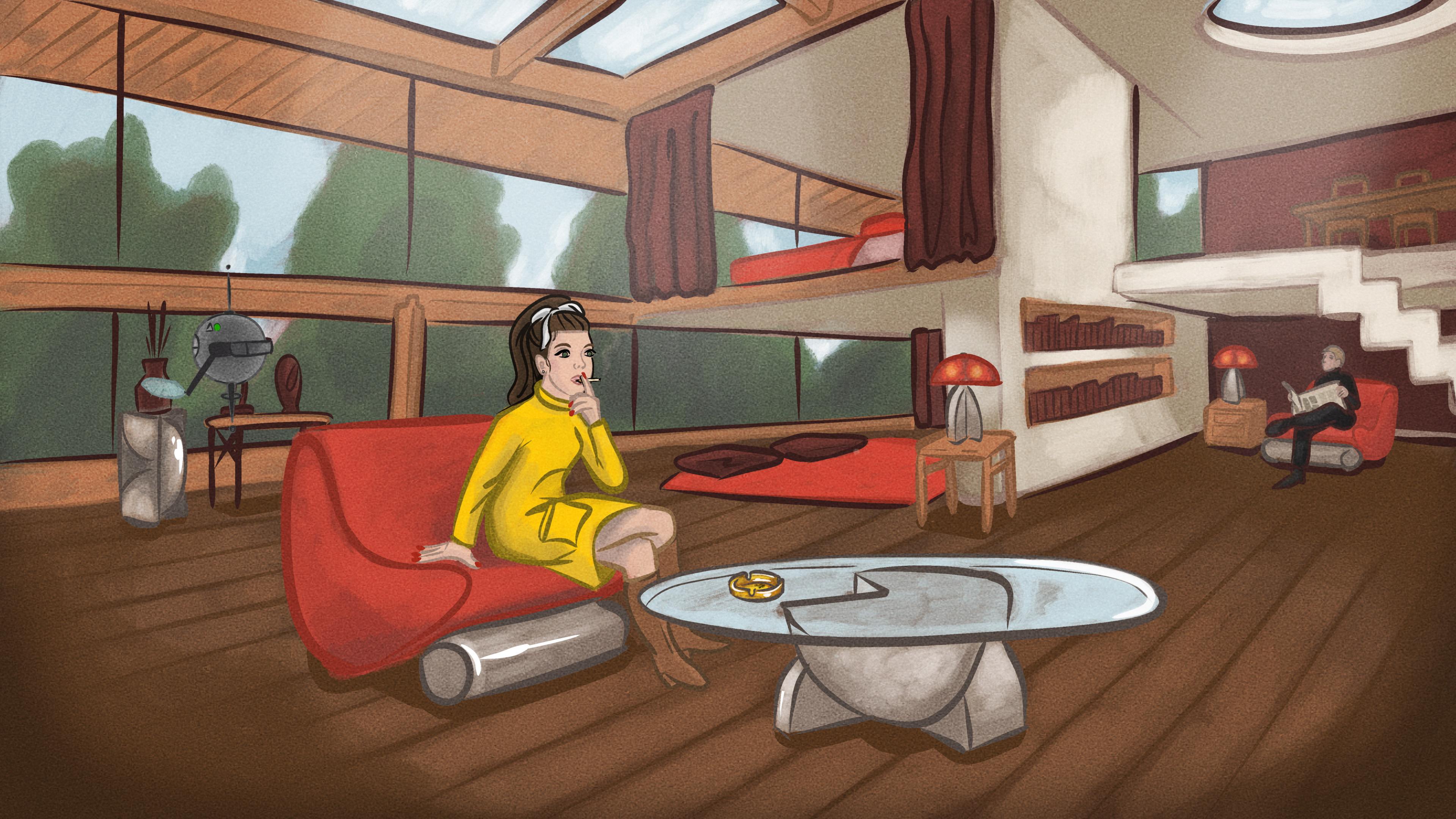 Illustration and animated visuals for Studio Brocky