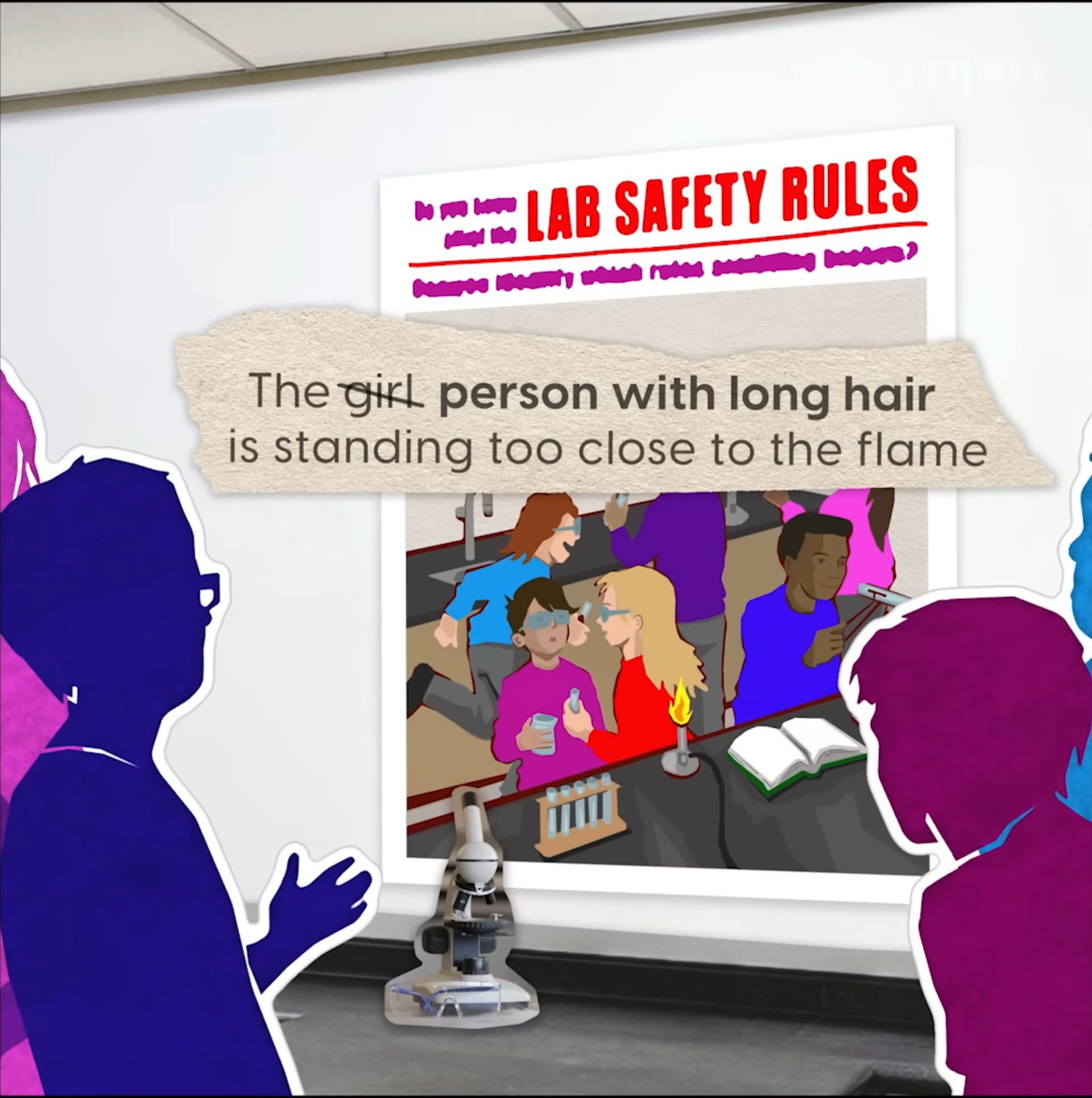 Animated collage for "3 Tips for Making Your Classroom More Gender Inclusive"