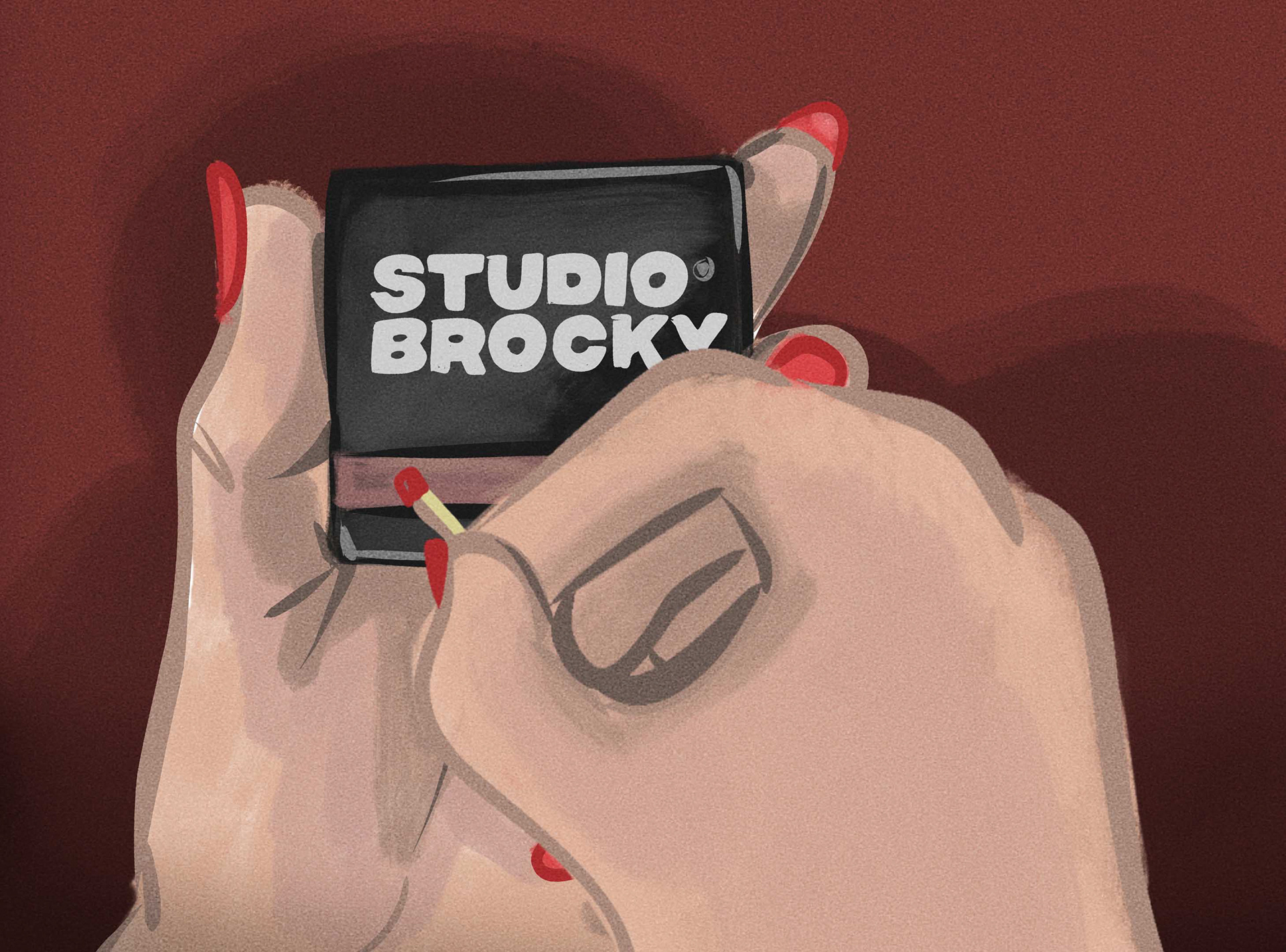 Illustration and hand-drawn animation for Studio Brocky