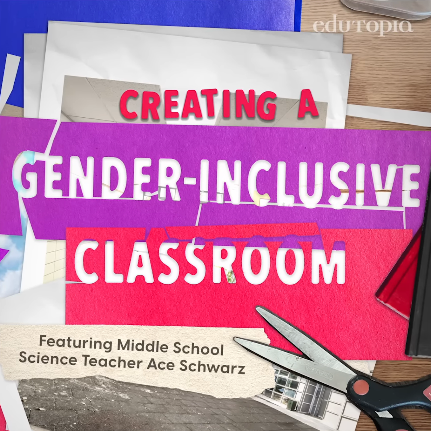 Animated title for "3 Tips for Making Your Classroom More Gender Inclusive"