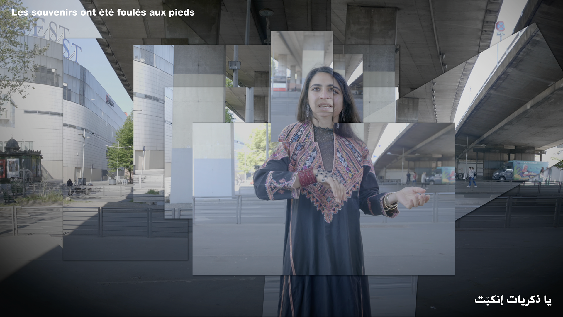 Video collage visuals for "Yā snīn hubbī" (VAEFF, 2021)