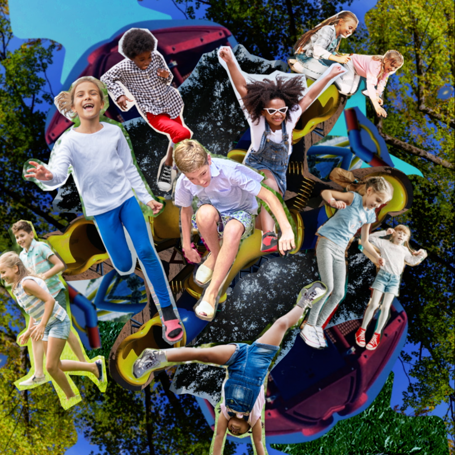 Animated photo collages for "The Mysterious Power of Brain Breaks"
