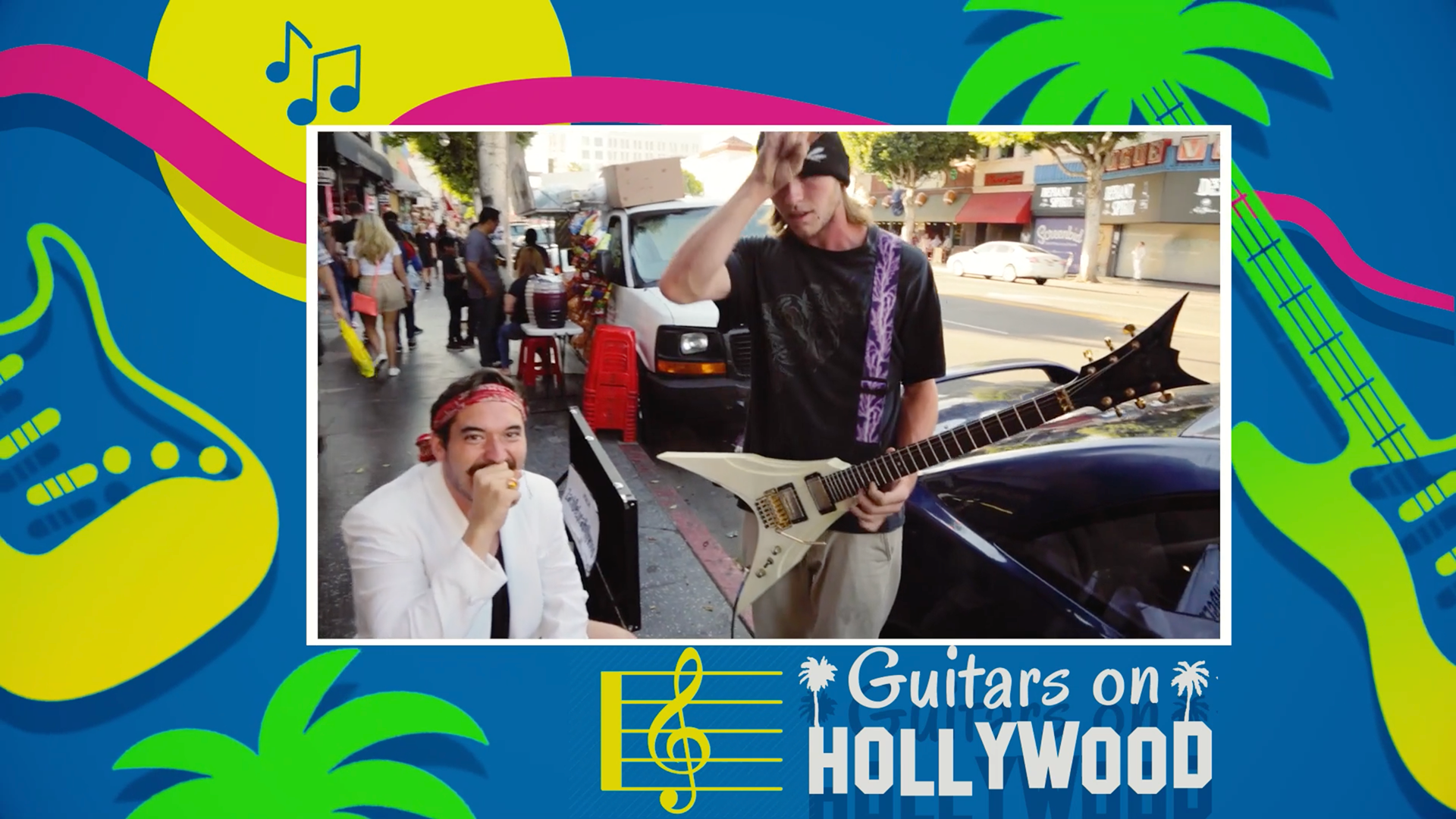 Bumper animation for "Guitars on Hollywood" Pilot