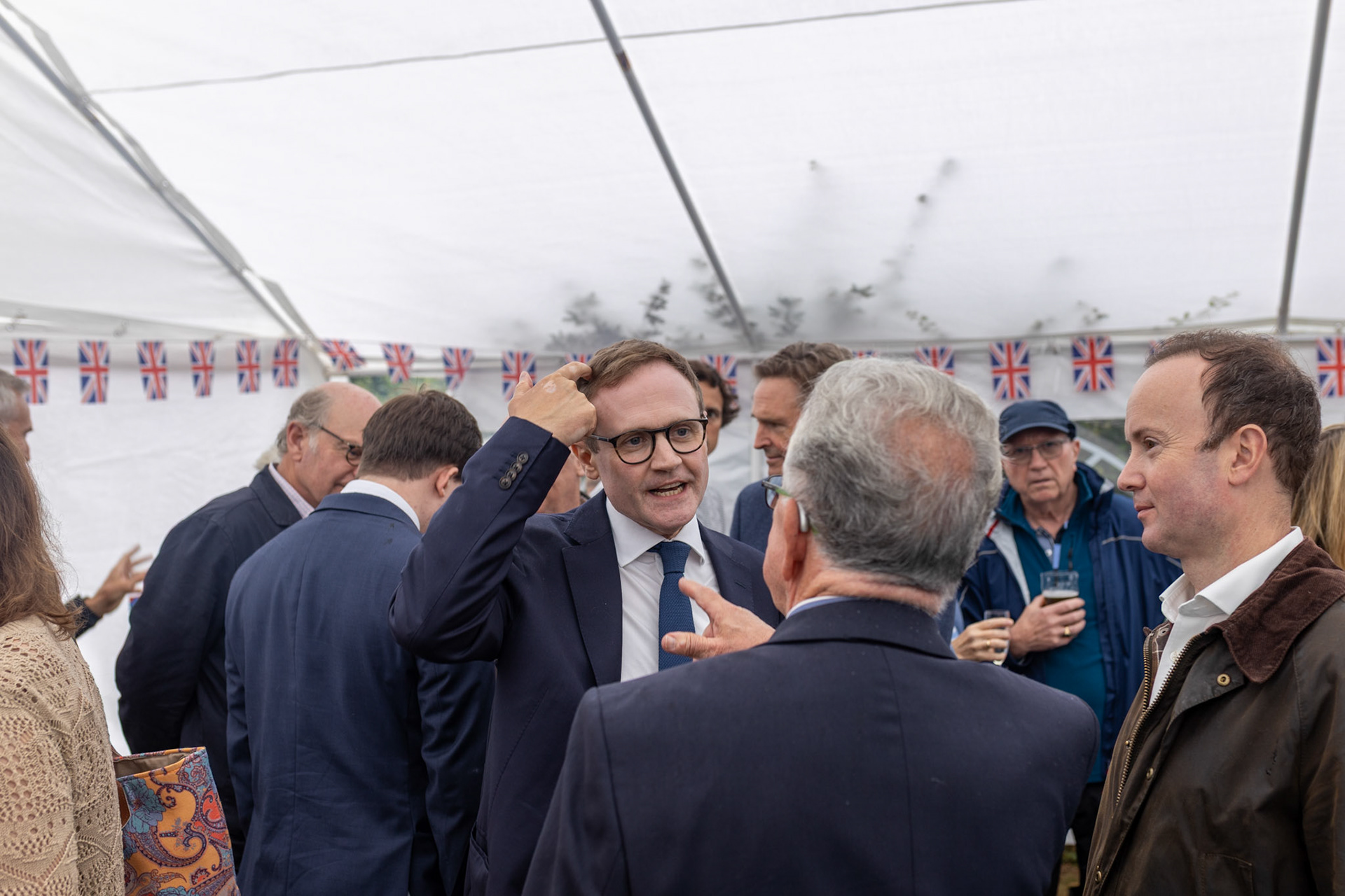 Tom Tugendhat in Bunwell, Norfolk for the Conservative Leadership Contest