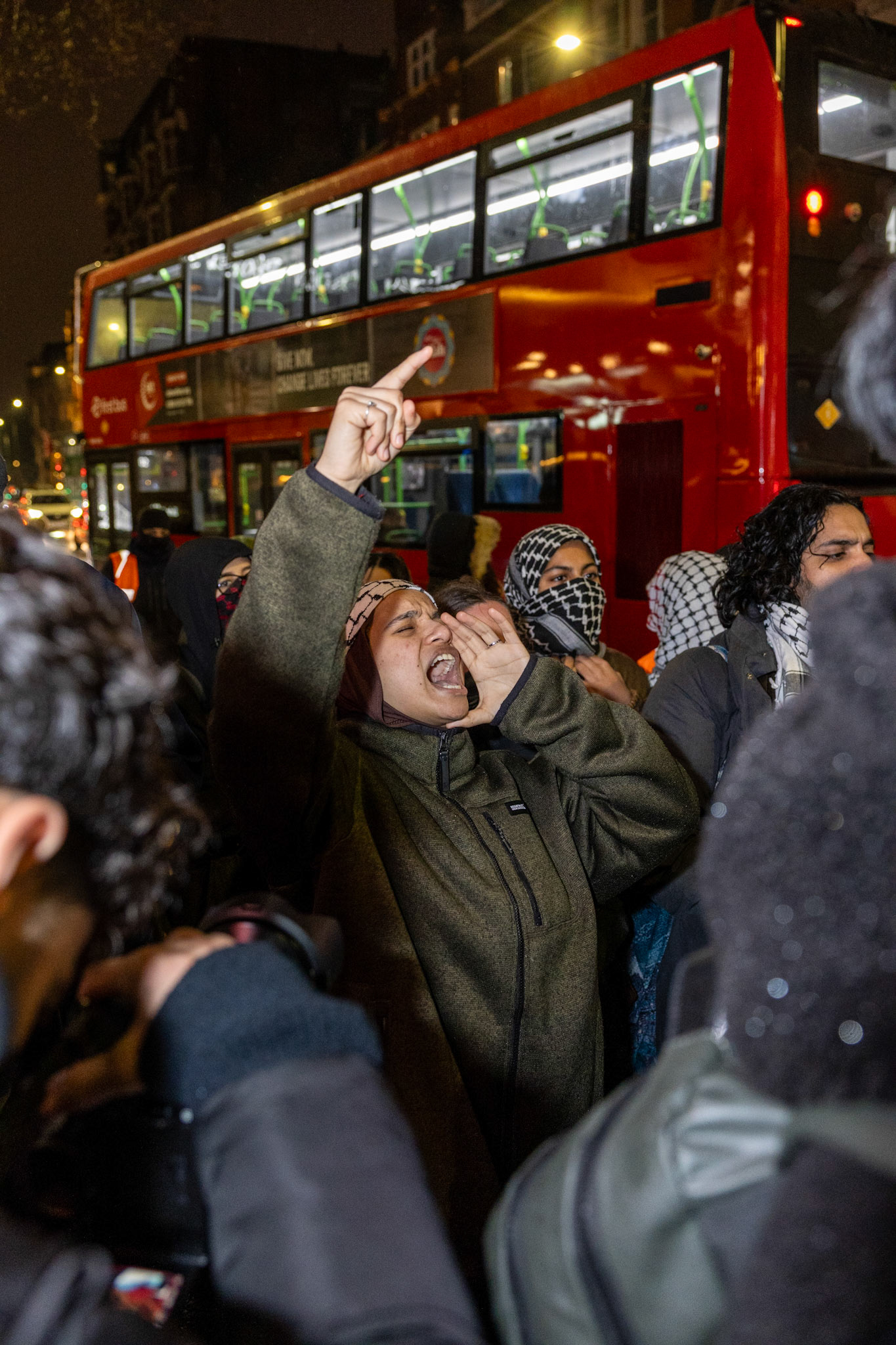Demonstration outside the Israeli Embassy 06/03/2026 - Photographed for The Telegraph