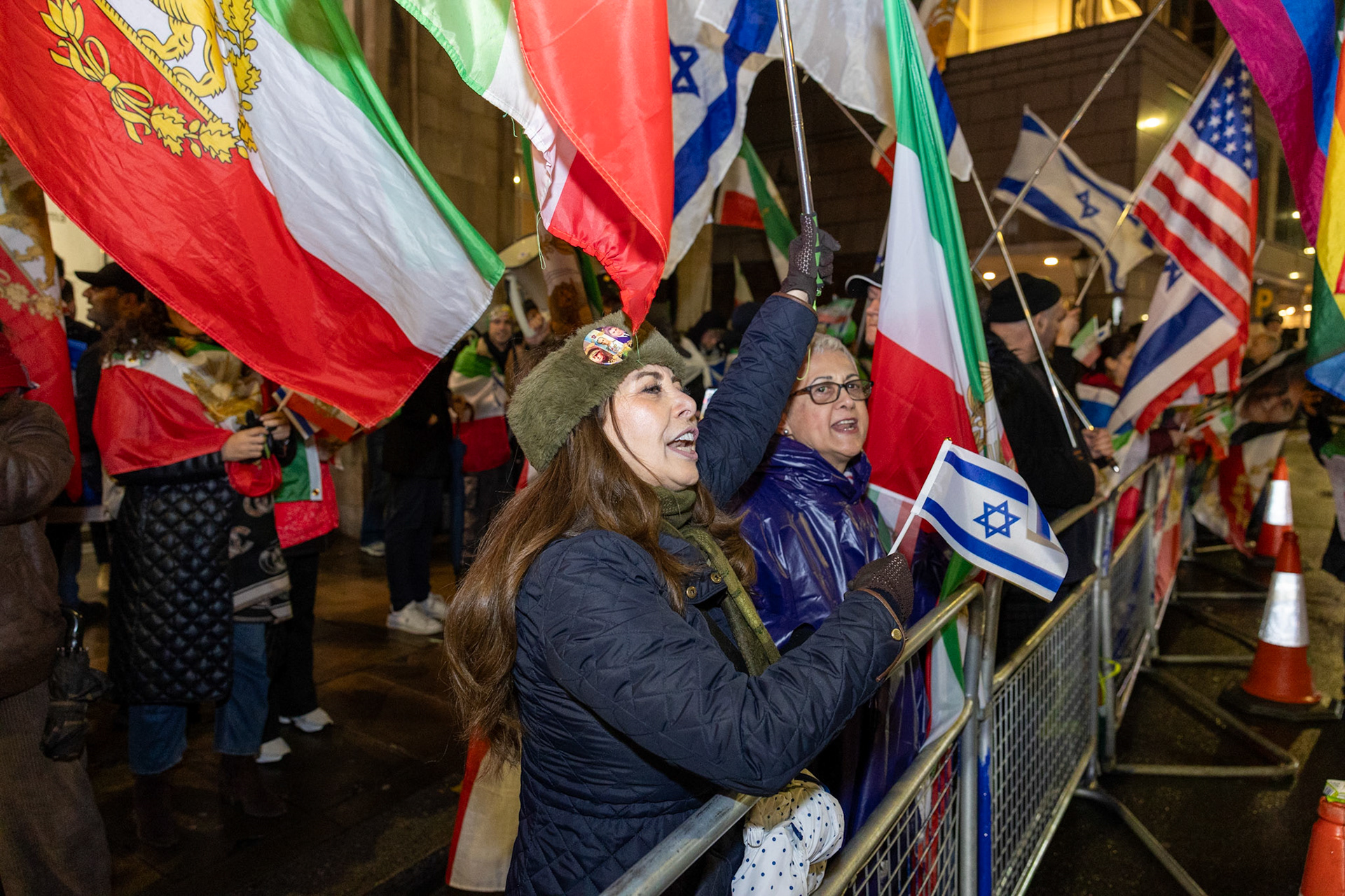 Demonstration outside the Israeli Embassy 06/03/2026 - Photographed for The Telegraph