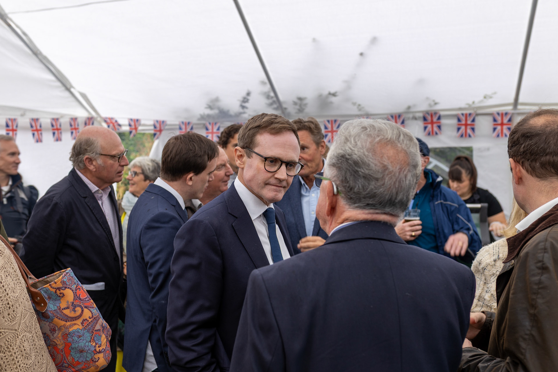 Tom Tugendhat in Bunwell, Norfolk for the Conservative Leadership Contest