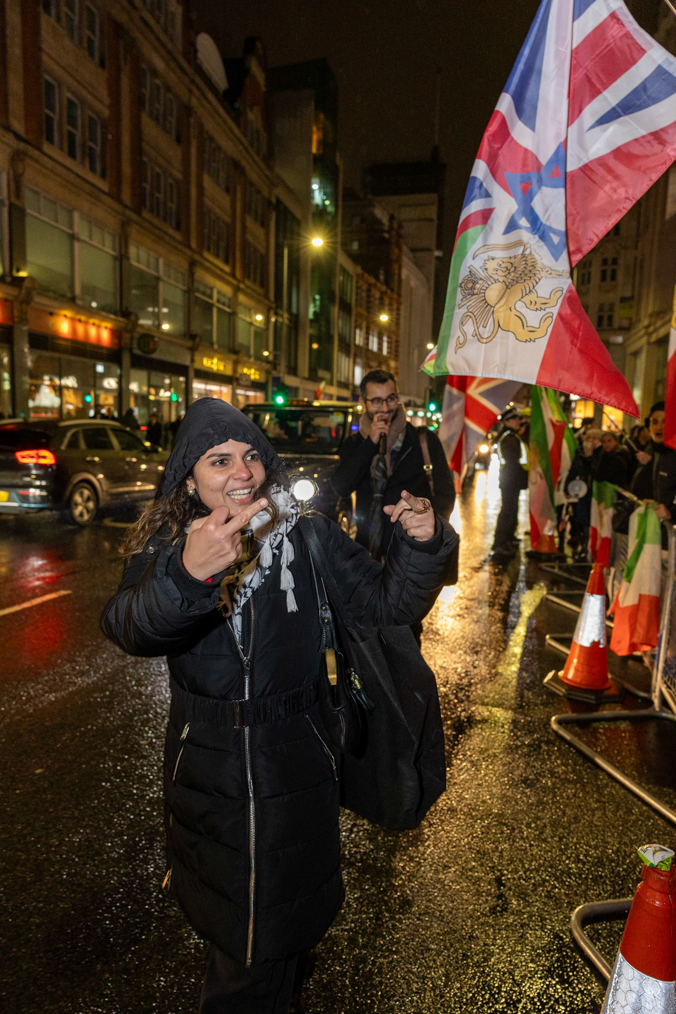 Demonstration outside the Israeli Embassy 06/03/2026 - Photographed for The Telegraph
